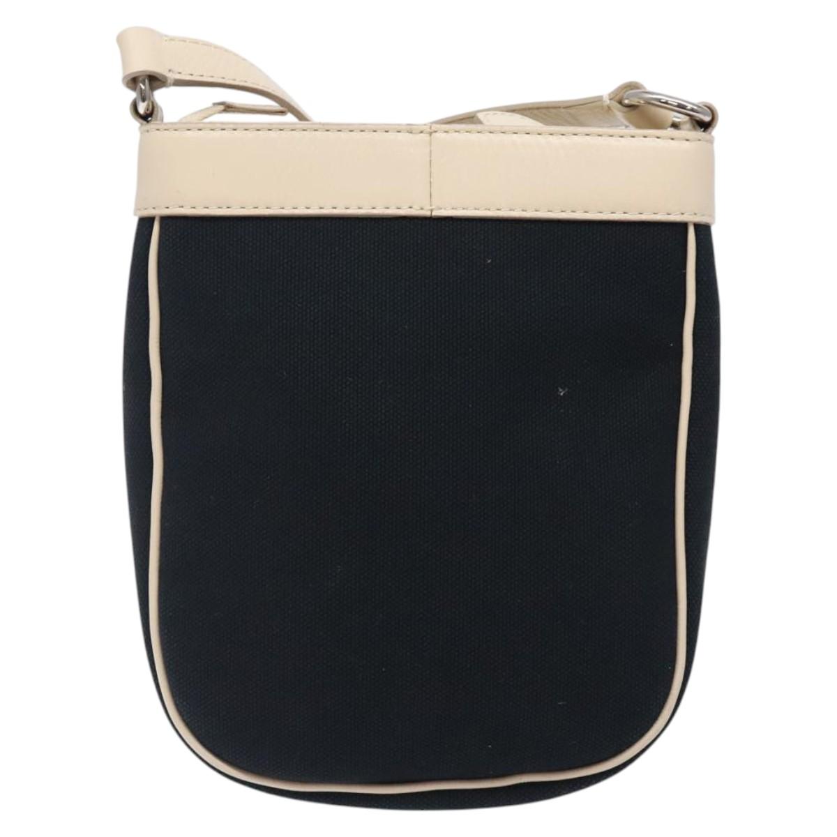 Burberry Nova Check Navy Canvas Shoulder Bag ( )