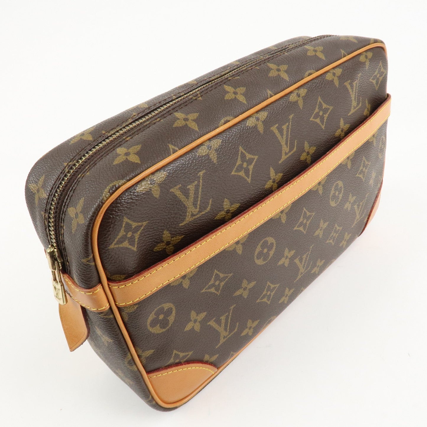 Louis Vuitton Monogram Compiegne 28 Pouch Clutch Bag M51845