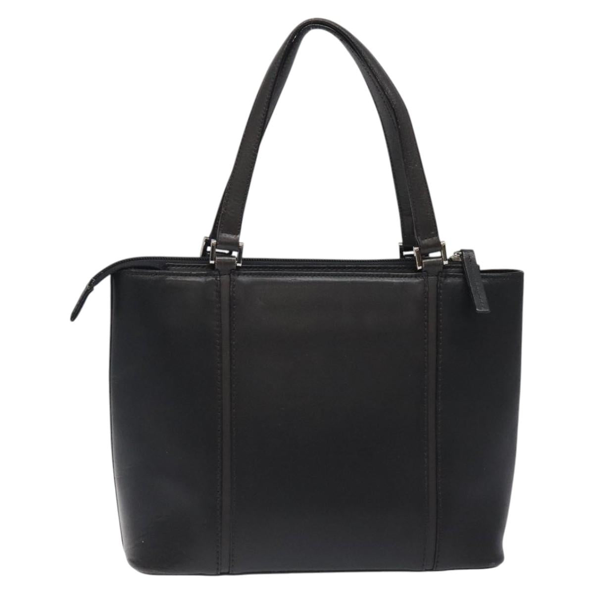 Burberry Black Leather Handbag ( )