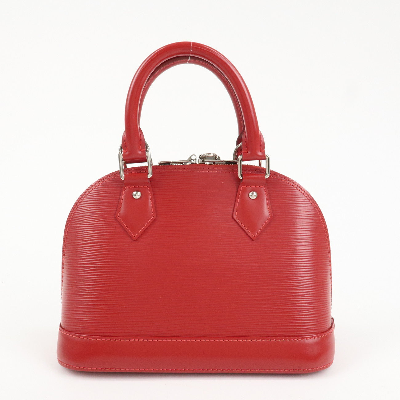 Louis Vuitton Epi Alma BB 2Way Hand Shoulder Bag Carmine M40850