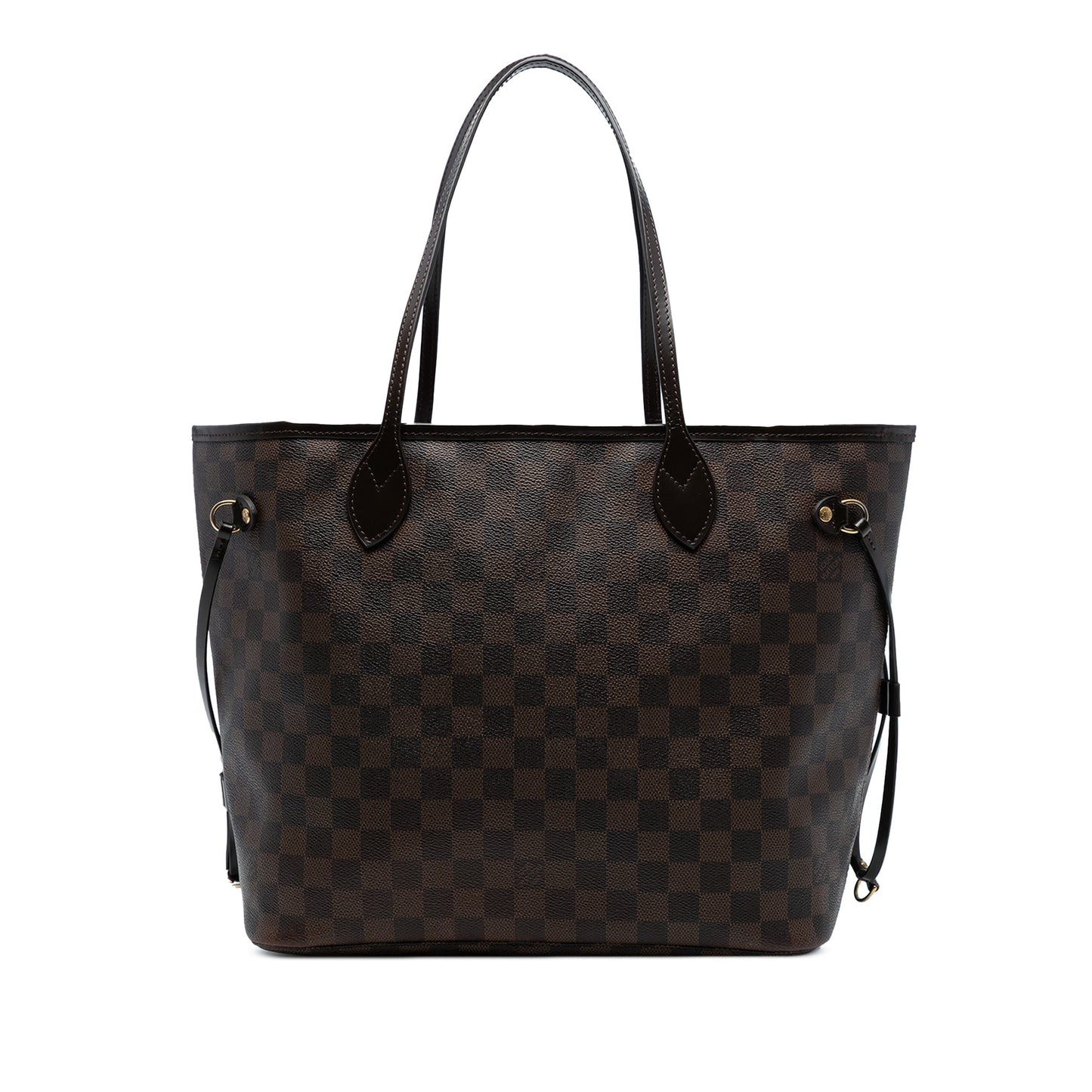 Brown Louis Vuitton Damier Ebene Neverfull MM Tote Bag