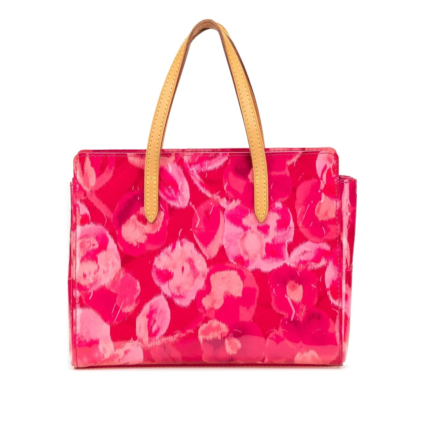 Pink Louis Vuitton Monogram Vernis Ikat Catalina BB Handbag