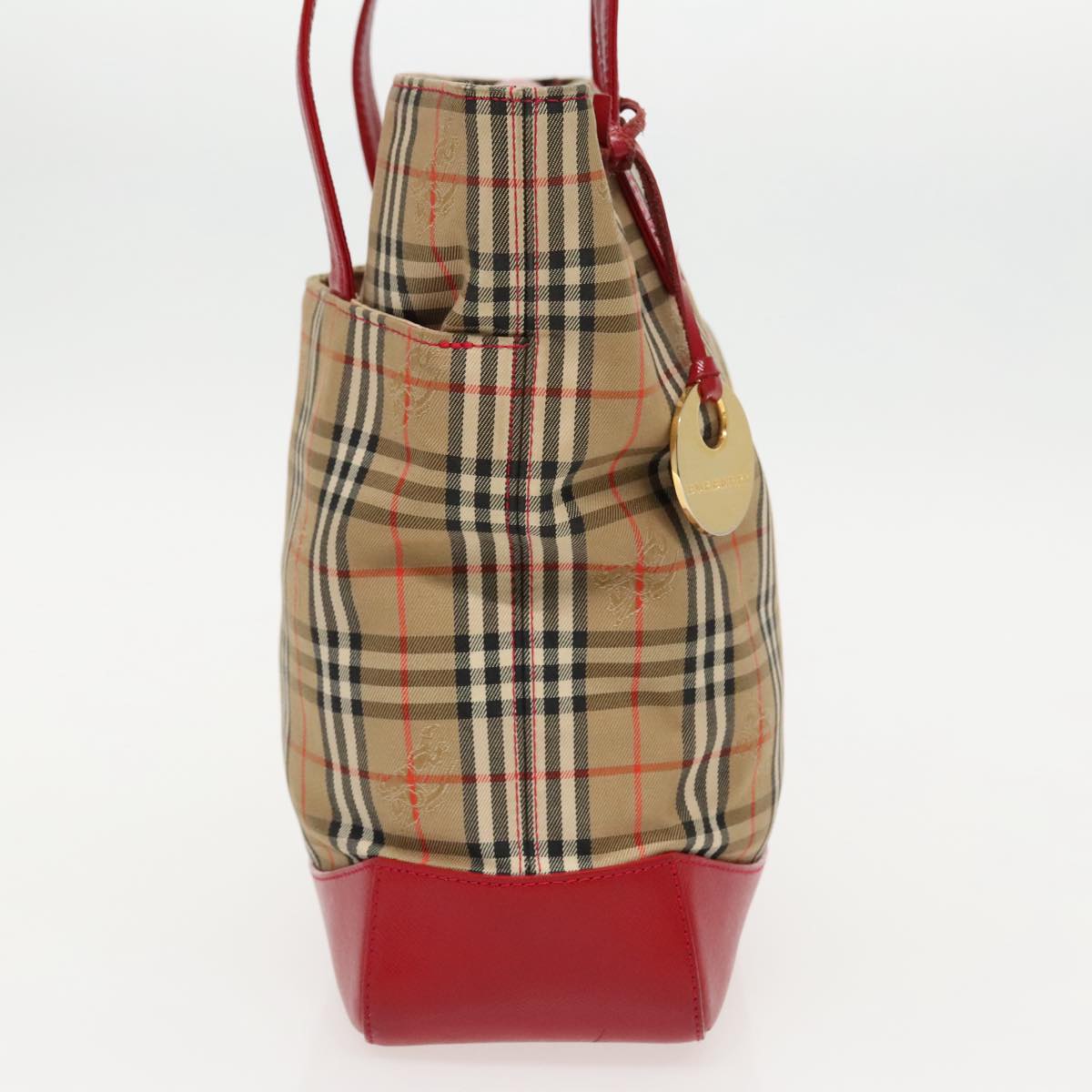 Burberry Nova Check Beige Canvas Shoulder Bag ( )
