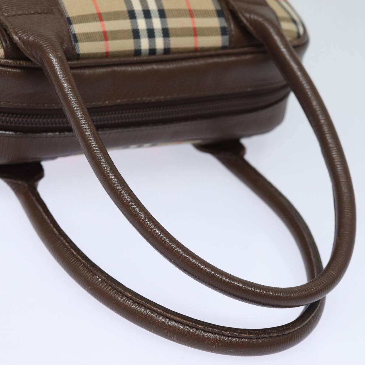 Burberry Nova Check Beige Canvas Handbag ( )