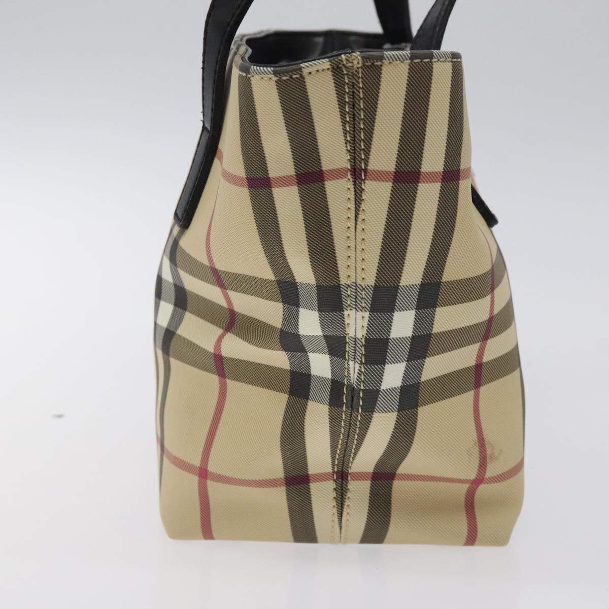 Burberry Nova Check Beige Canvas Handbag ( )