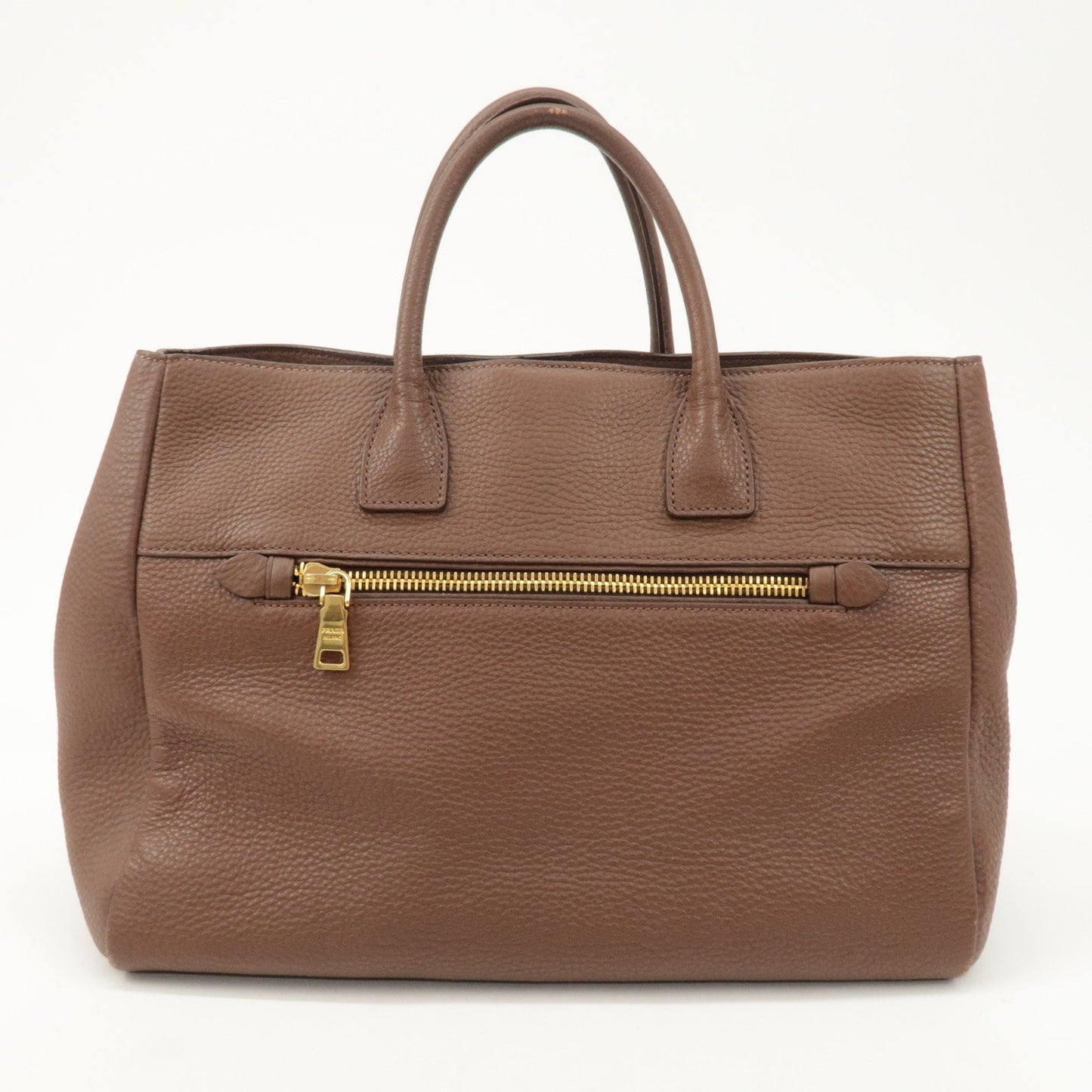 PRADA Vitello Daino Leather 2Way Tote Bag Shoulder Bag BN2545