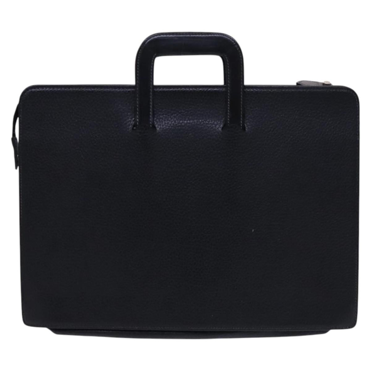 Burberry Black Leather Briefcase Bag ( )