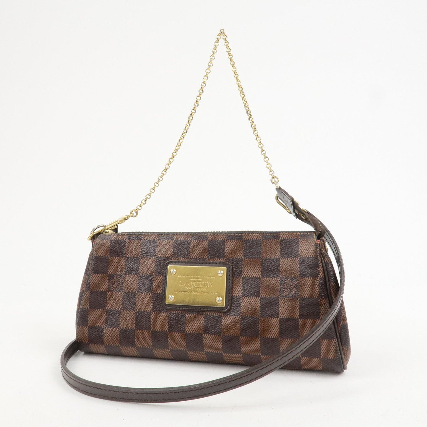 Louis Vuitton Damier Eva 2Way Bag Shoulder Bag Hand Bag Brown N55213
