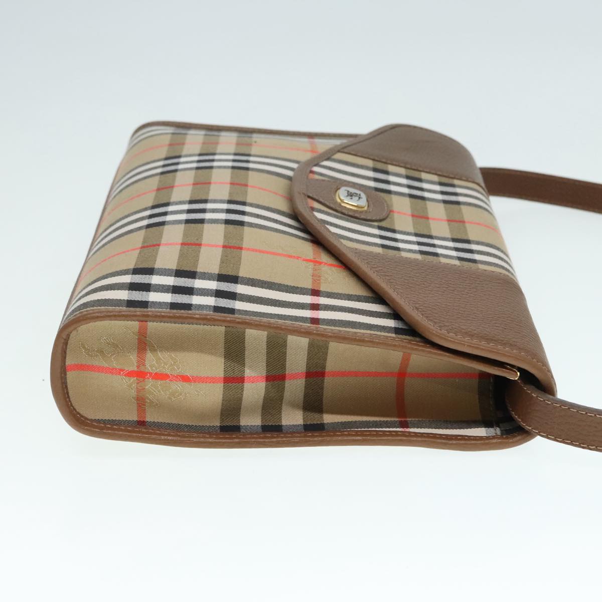 Burberry Nova Check Beige Canvas Shoulder Bag ( )