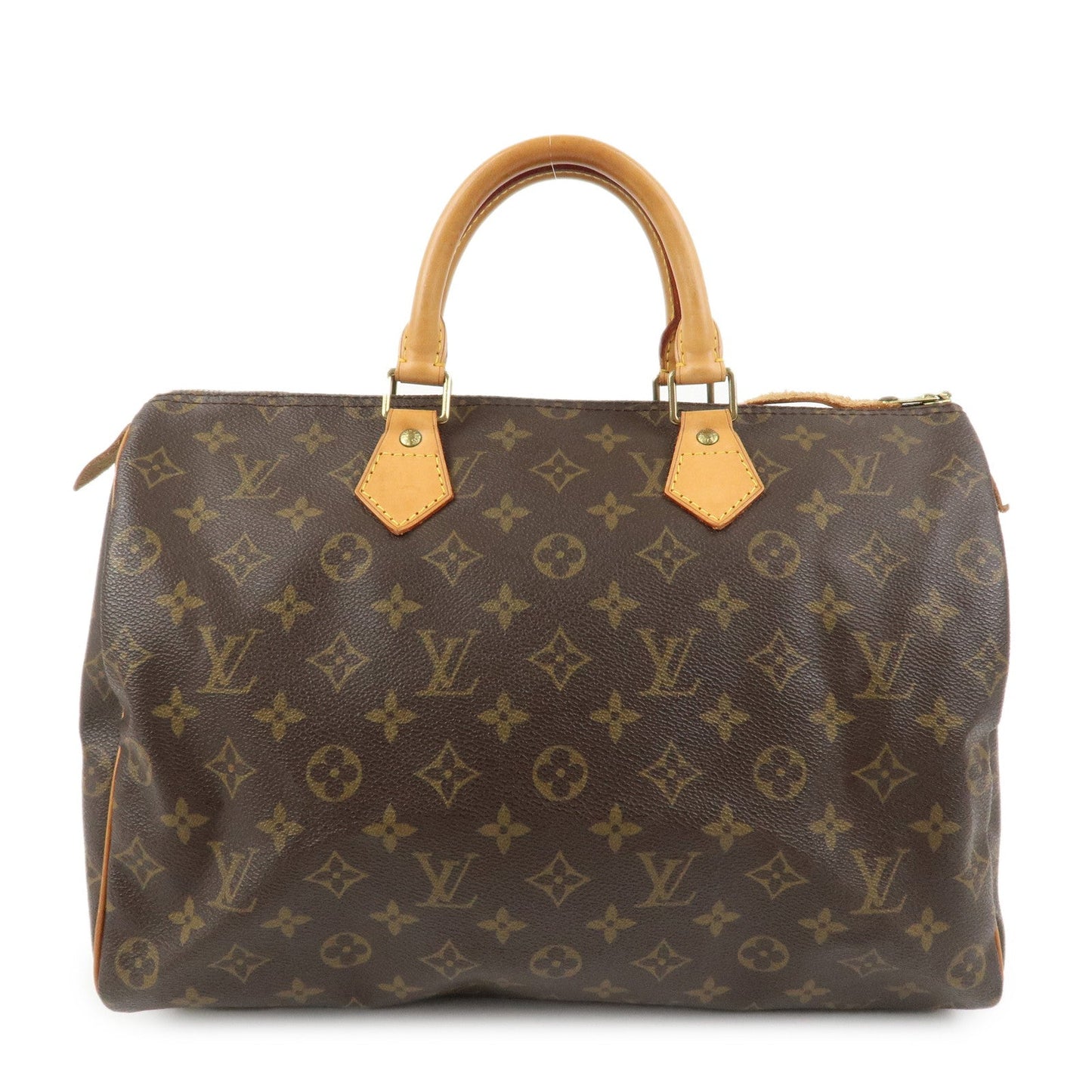 Louis Vuitton Monogram Canvas Speedy 35 Boston Bag Hand Bag M41524