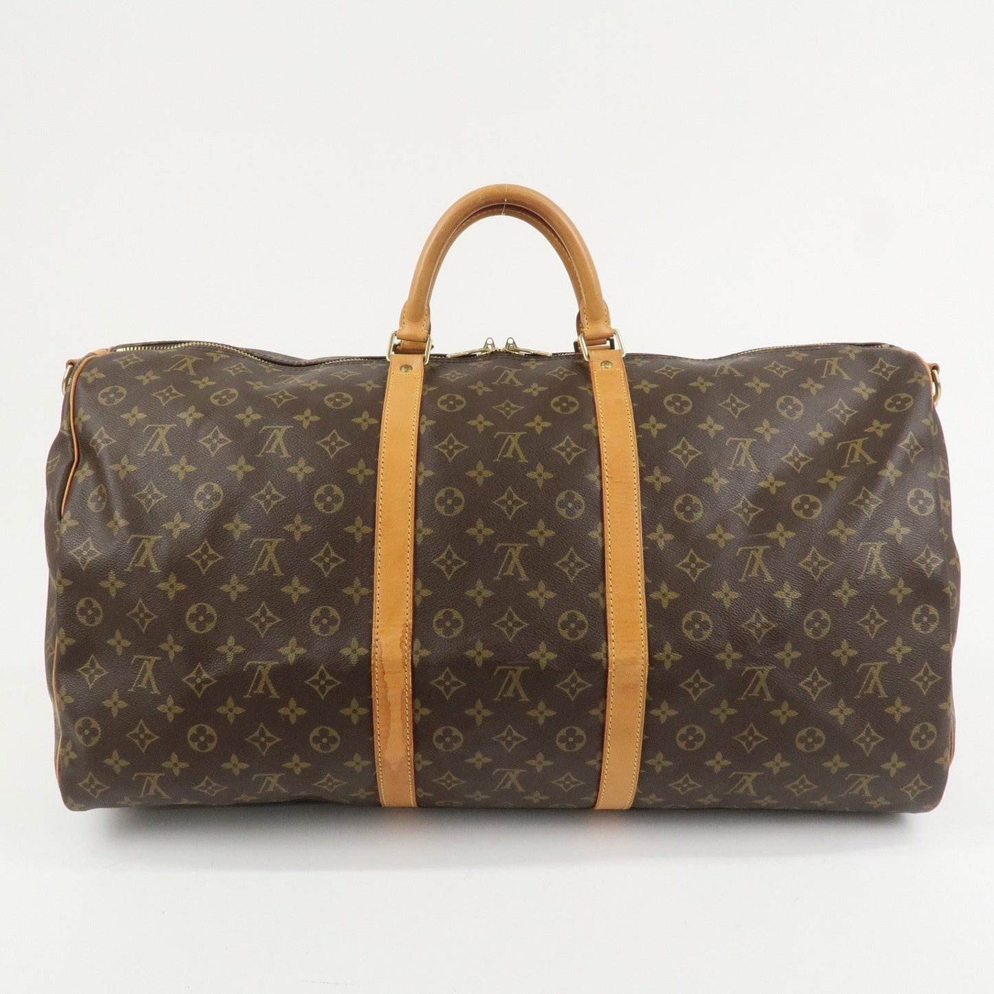 Louis Vuitton Monogram Keep All Bandouliere 60 Boston Bag M41412