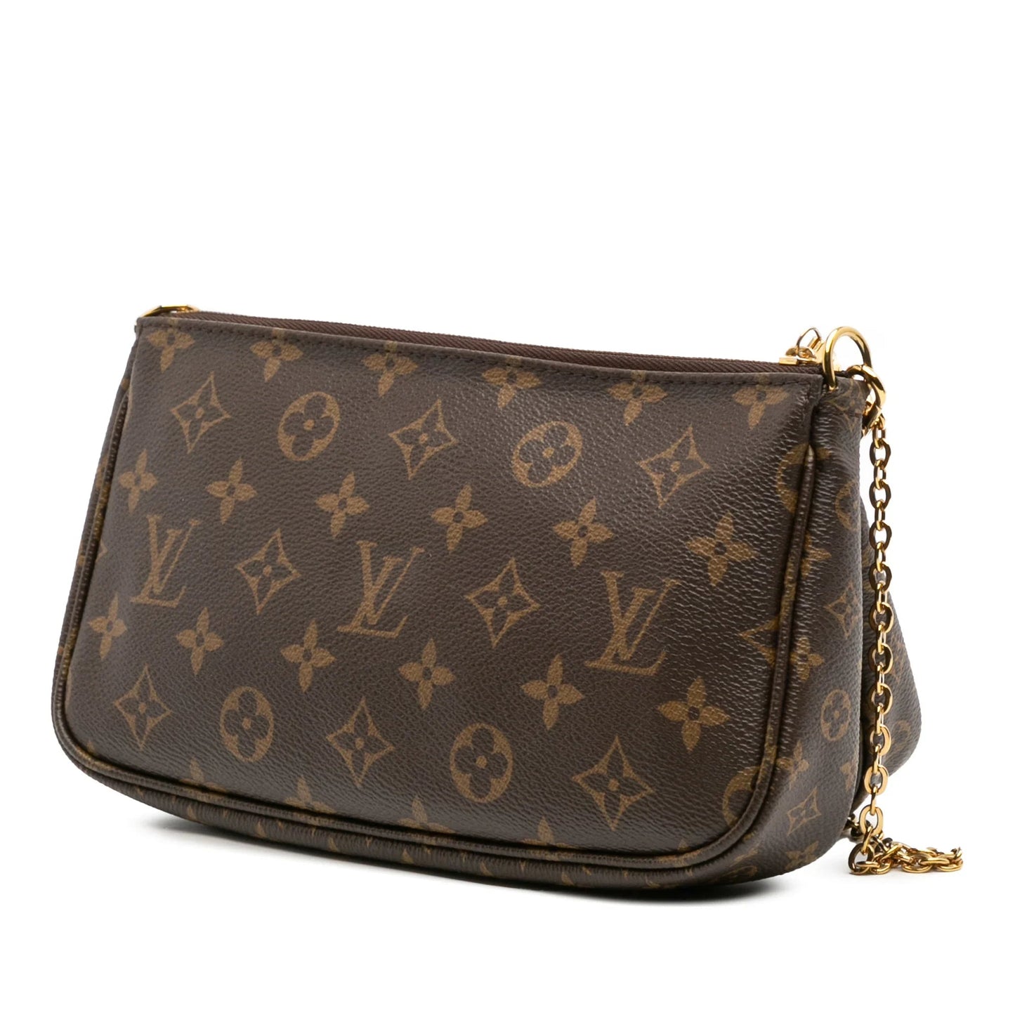 Brown Louis Vuitton Monogram Multi Pochette Accessoires Satchel