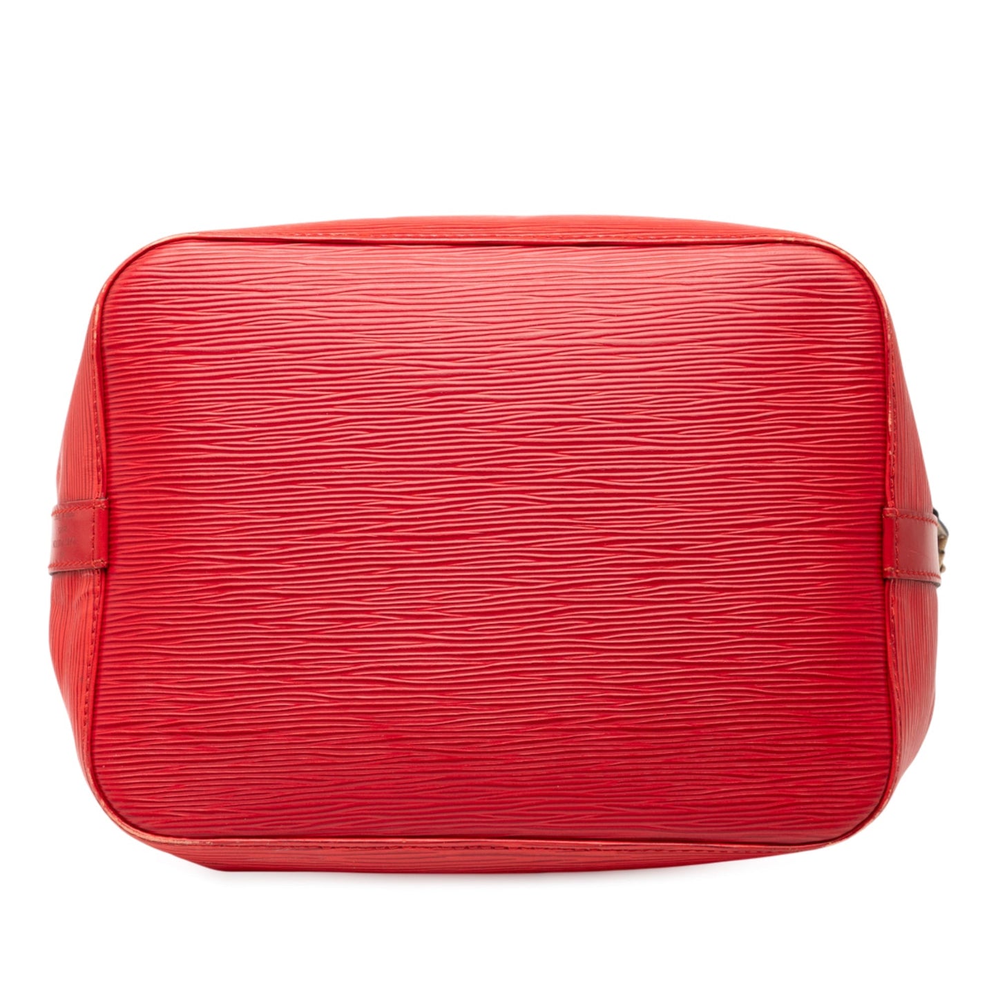 Red Louis Vuitton Epi Petit Noe Bucket Bag