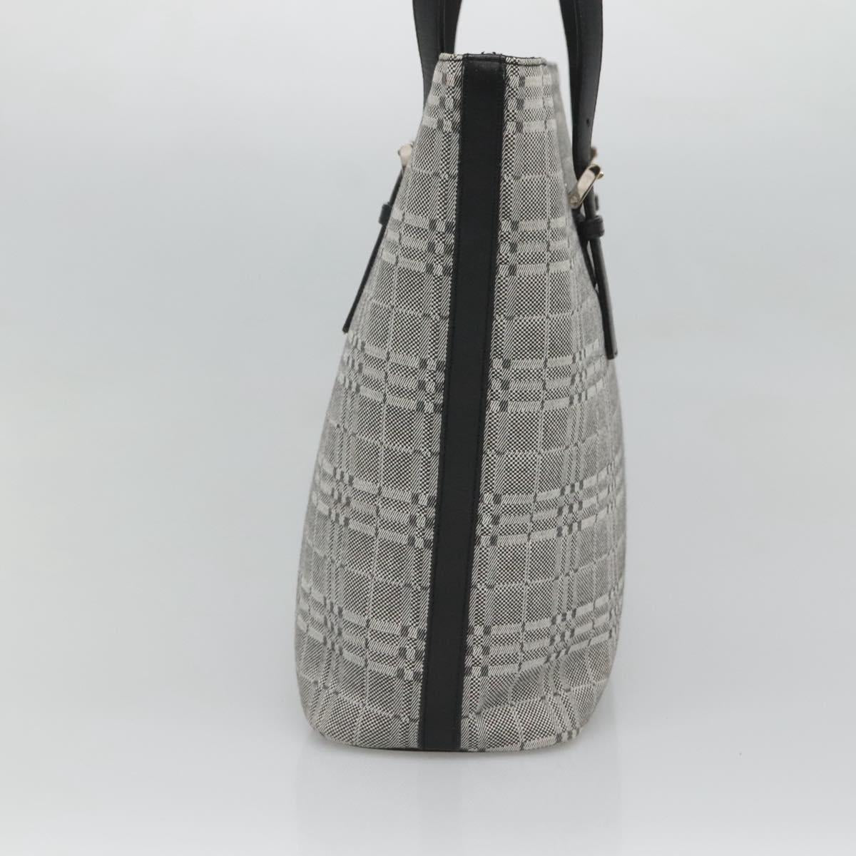 Burberry Nova Check Grey Canvas Shoulder Bag ( )