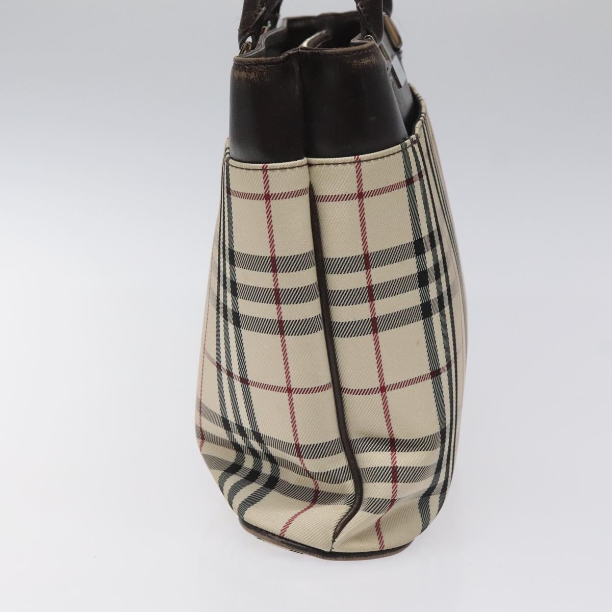 Burberry Nova Check Beige Synthetic Tote Bag ( )