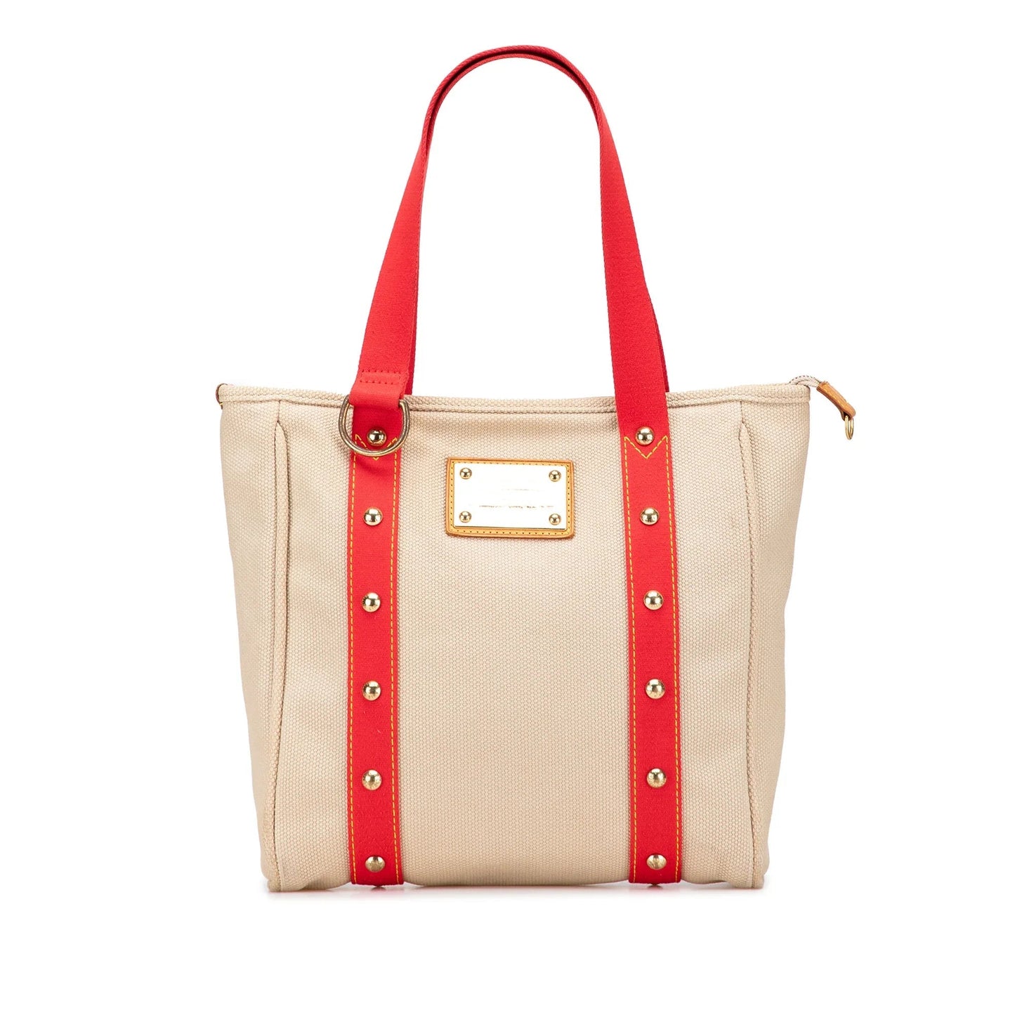 Brown Louis Vuitton Antigua Cabas MM Tote Bag