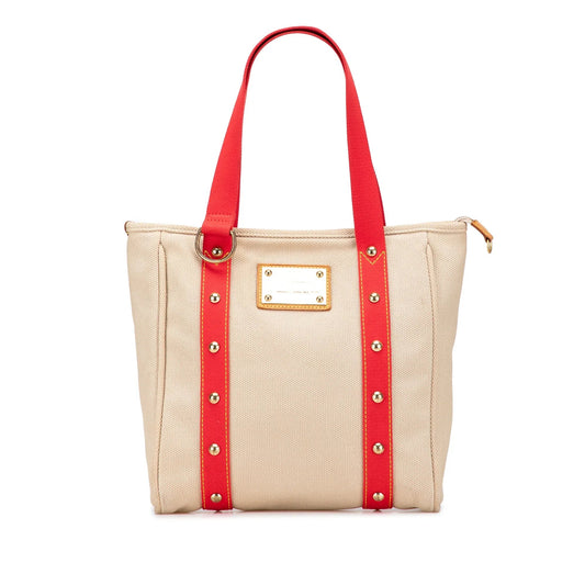 Brown Louis Vuitton Antigua Cabas MM Tote Bag