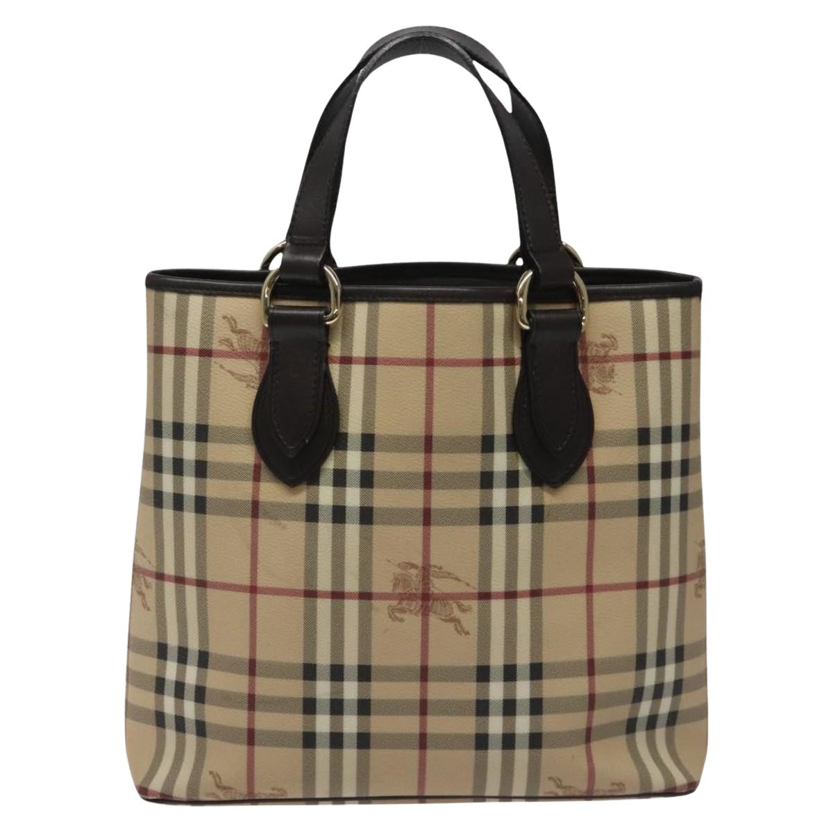 Burberry Nova Check Beige Canvas Tote Bag ( )