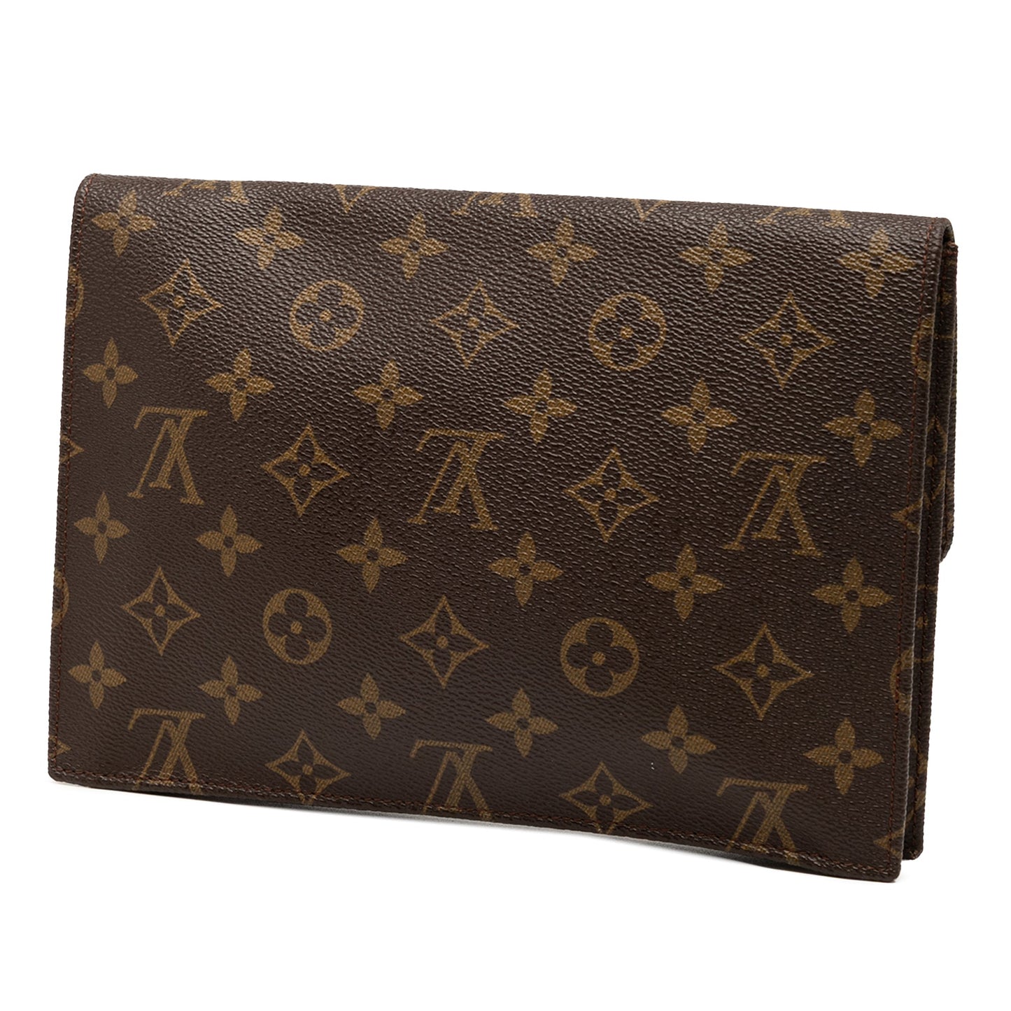 Brown Louis Vuitton Monogram Pochette Rabat 23 Clutch Bag