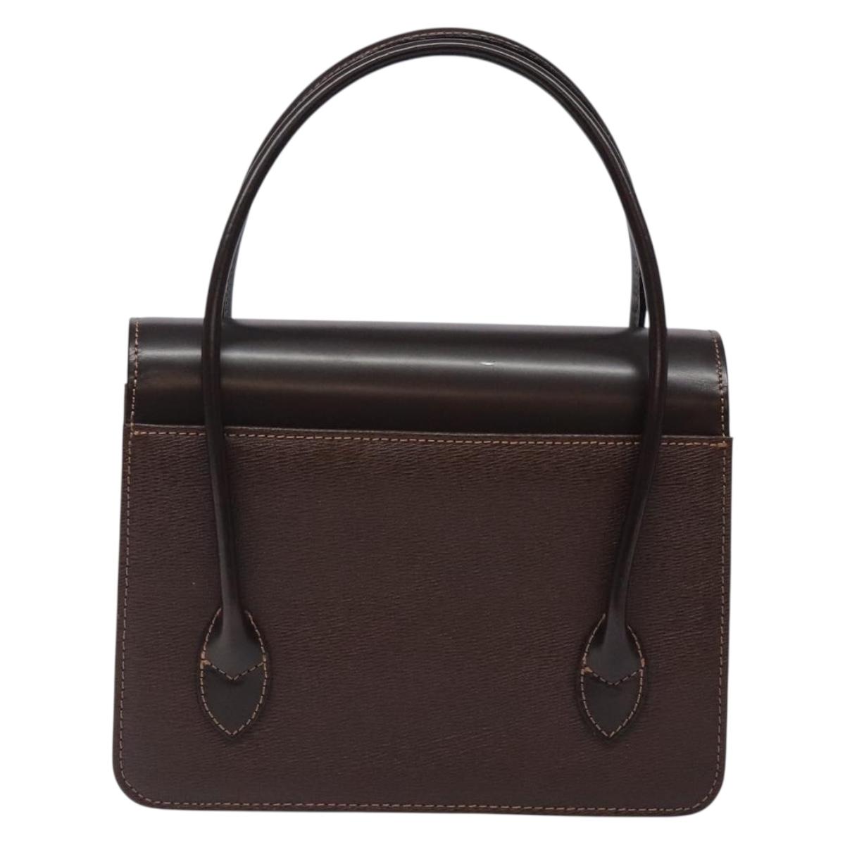 Burberry Nova Check Brown Leather Handbag ( )