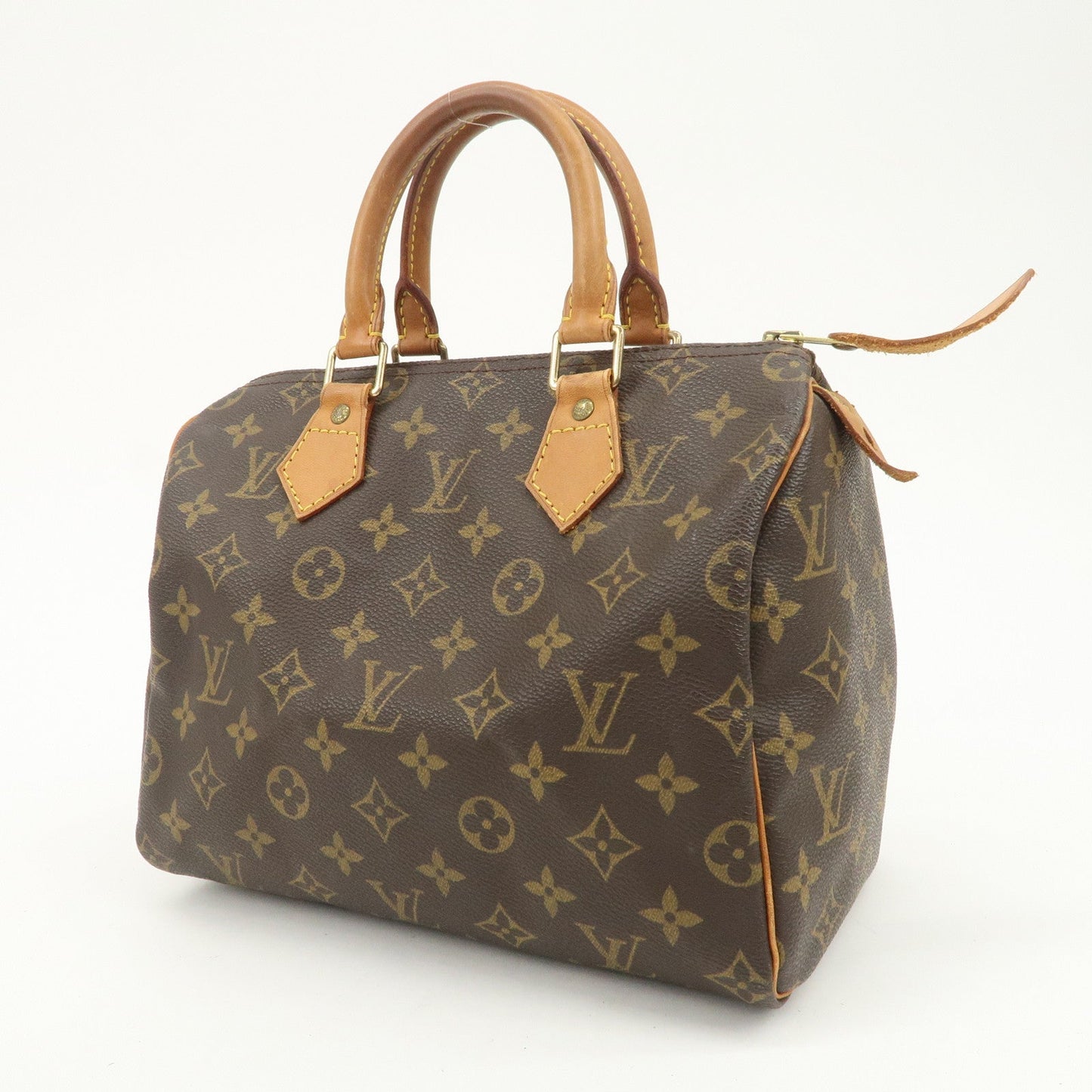 Louis Vuitton Monogram Speedy 25 Boston Bag Hand Bag Brown M41528