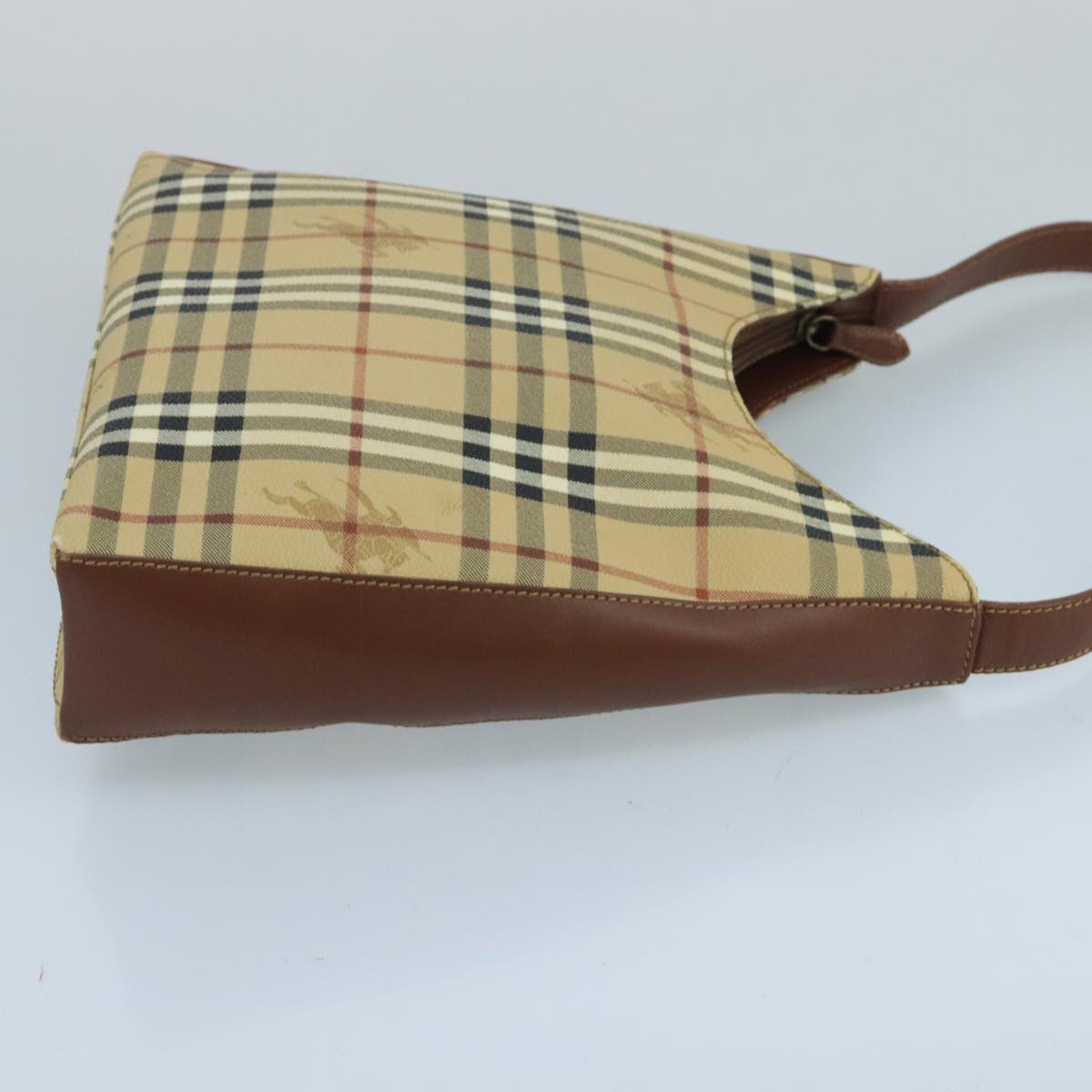Burberry Nova Check Beige Canvas Shoulder Bag ( )
