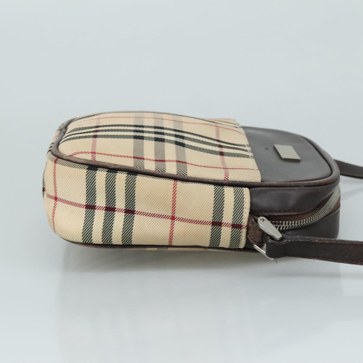 Burberry Nova Check Beige Canvas Shoulder Bag ( )