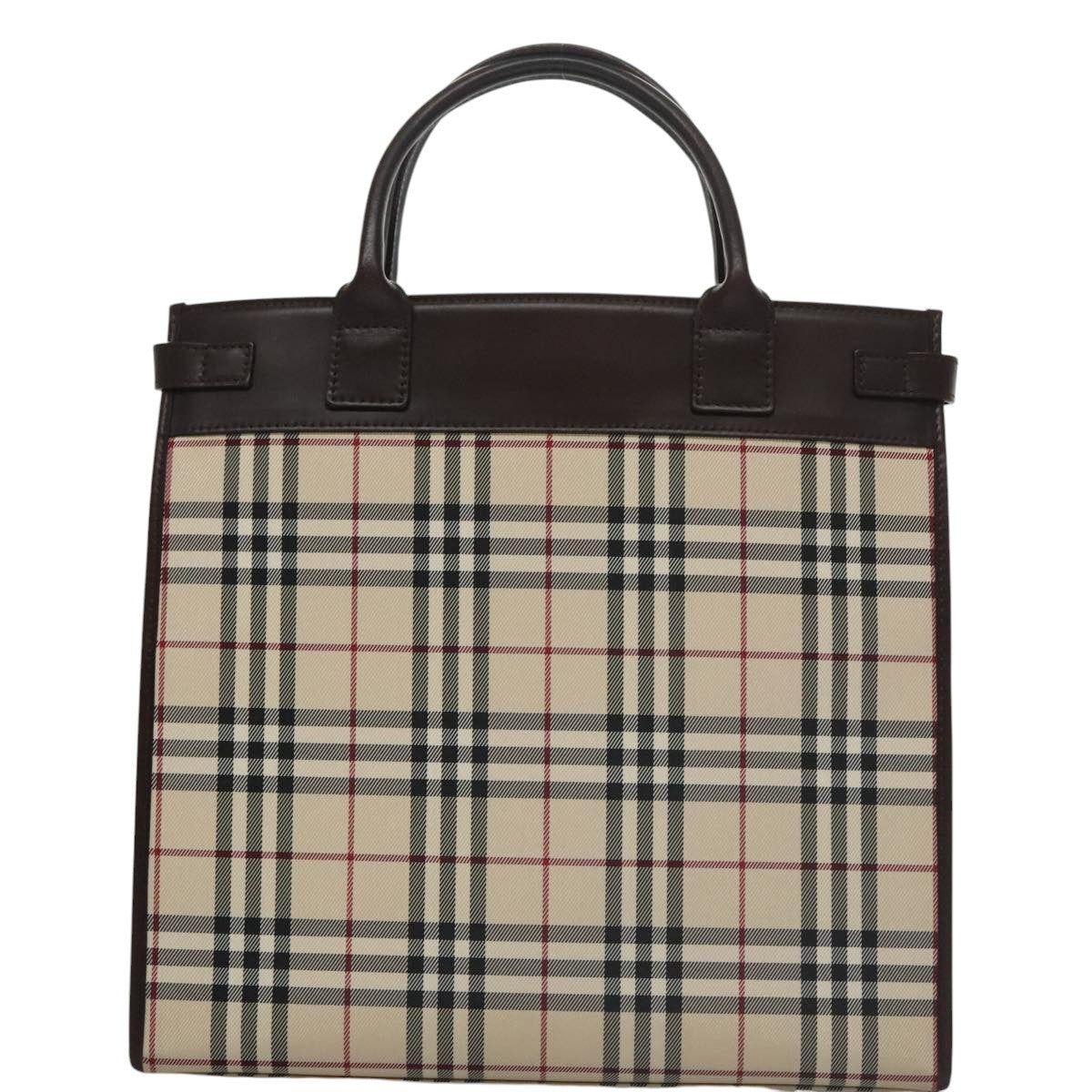 Burberry Nova Check Beige Canvas Handbag ( )