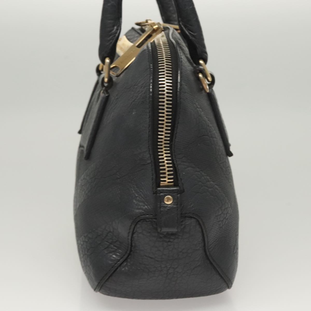 Burberry Orchad Black Leather Handbag ( )