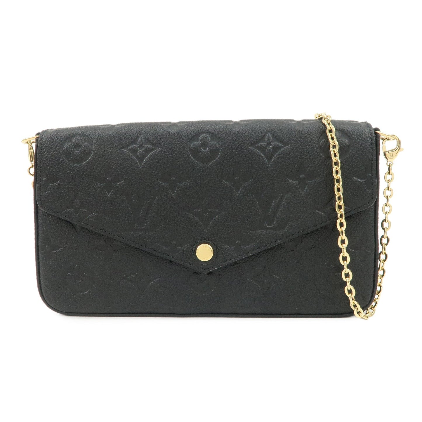 Louis Vuitton Monogram Empreinte Pochette Felicie Noir M82477