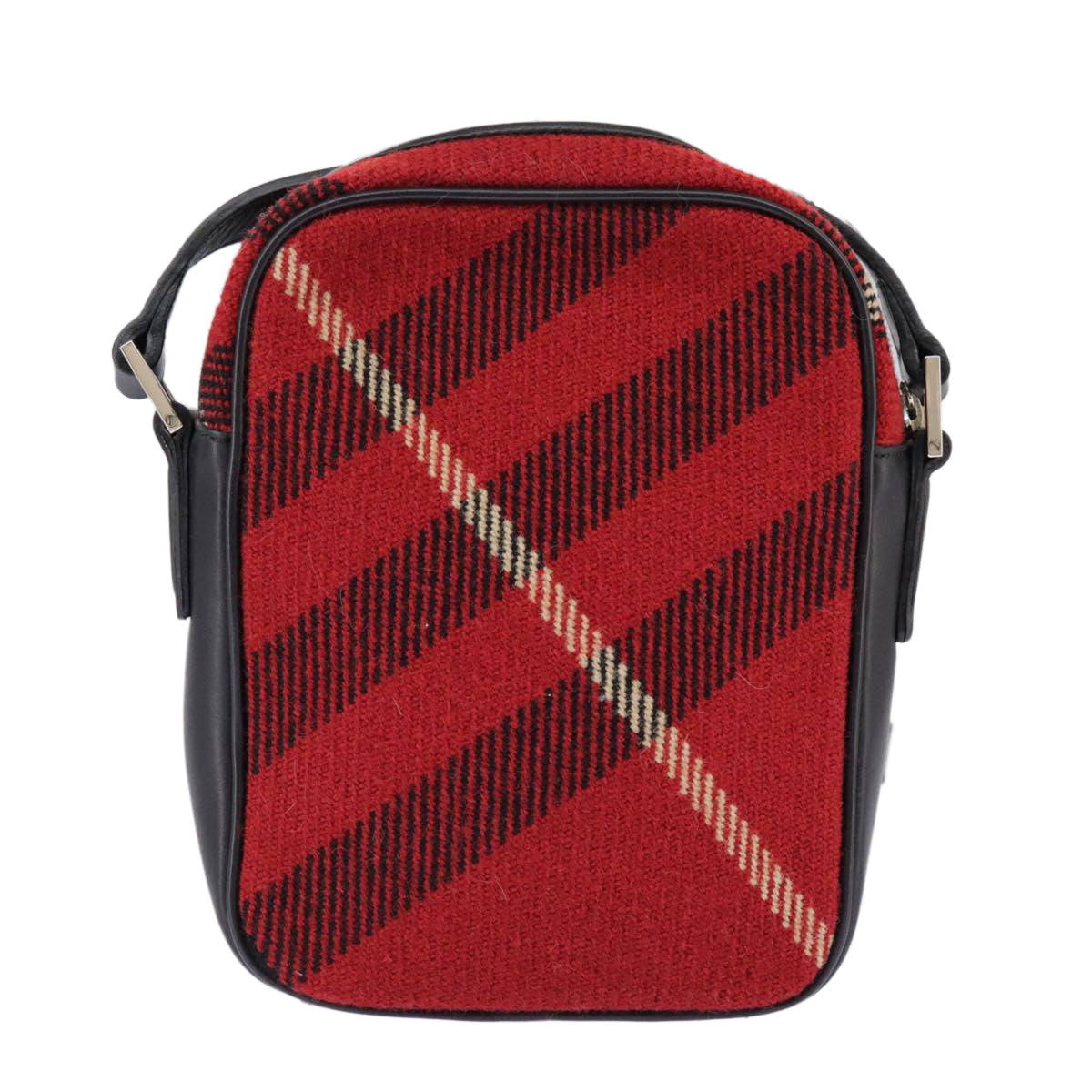 Burberry Red Wool Shoulder Bag ( )