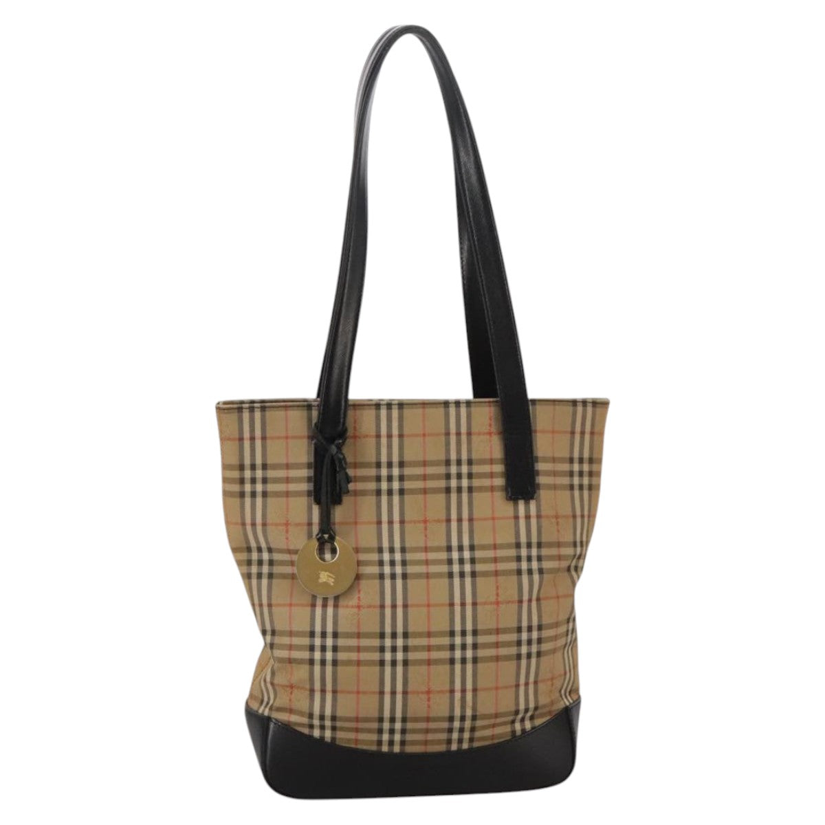 Burberry Nova Check Beige Canvas Tote Bag ( )