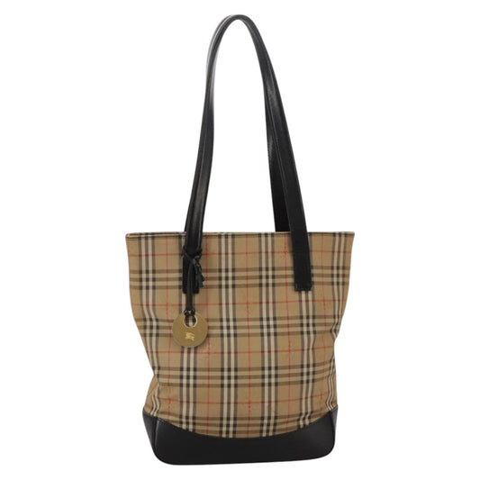 Burberry Nova Check Beige Canvas Tote Bag ( )