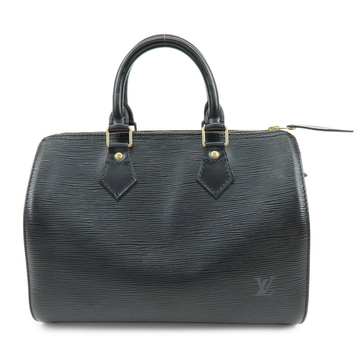 Louis Vuitton Epi Leather Speedy 25 Hand Bag Boston Bag Noir M59032