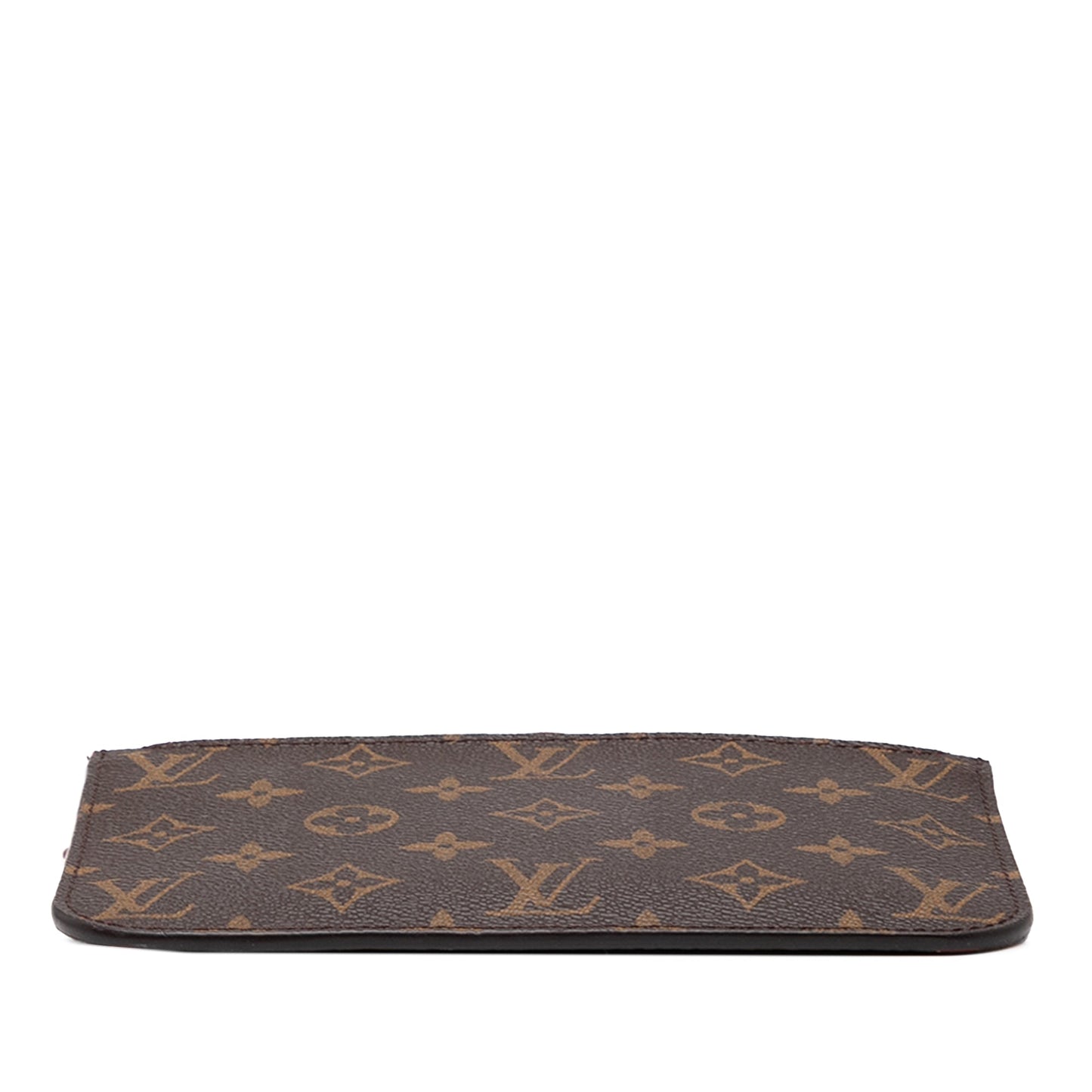 Brown Louis Vuitton Monogram Neverfull Pochette PM Pouch