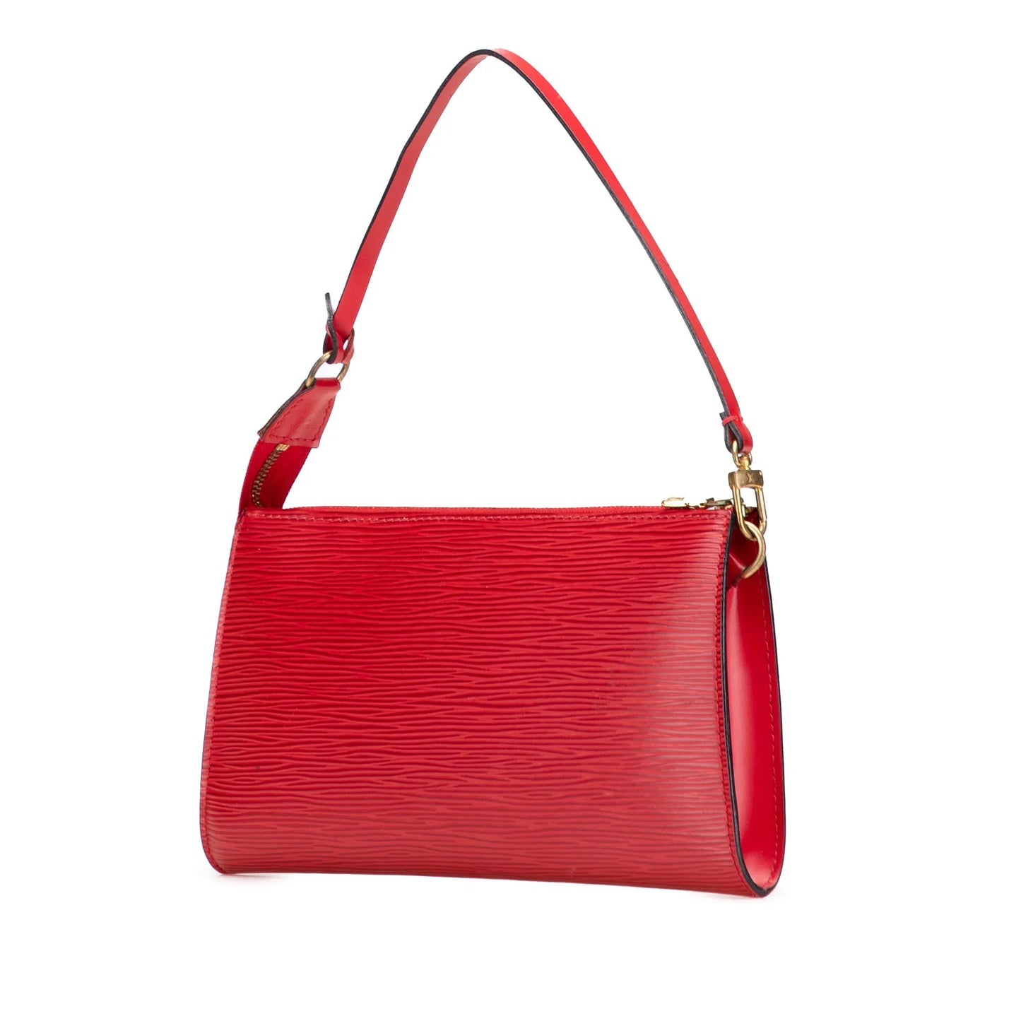 Red Louis Vuitton Epi Pochette Accessoires Shoulder Bag