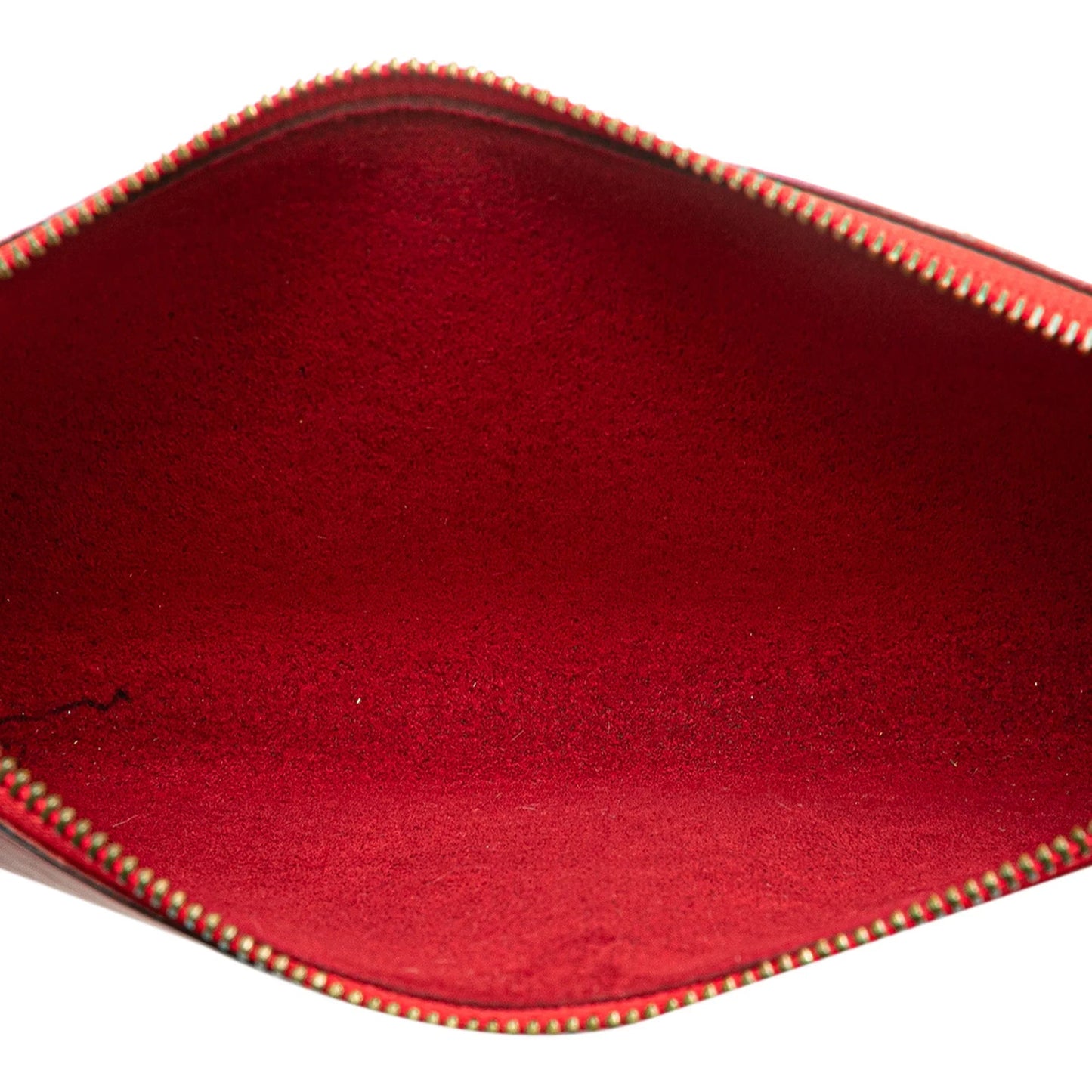 Red Louis Vuitton Epi Pochette Accessoires Shoulder Bag