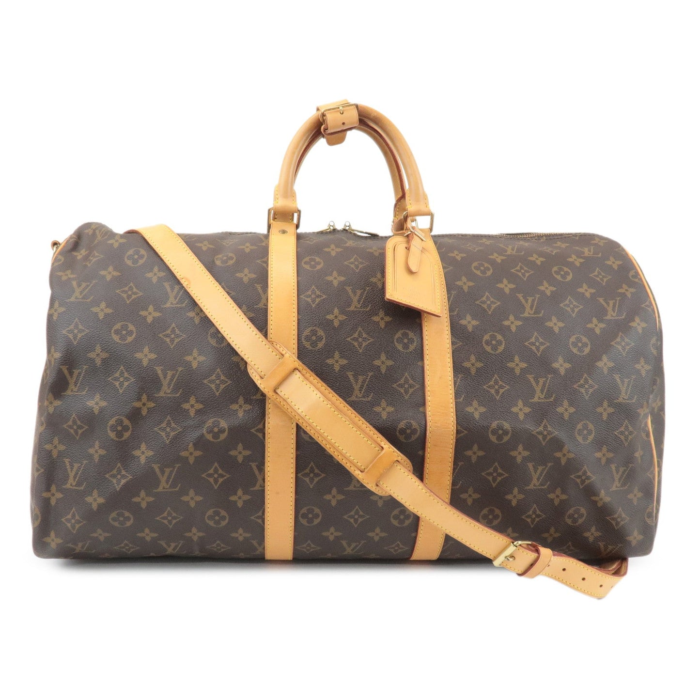 Louis Vuitton Monogram Keep All Bandouliere 55 Boston Bag M41414