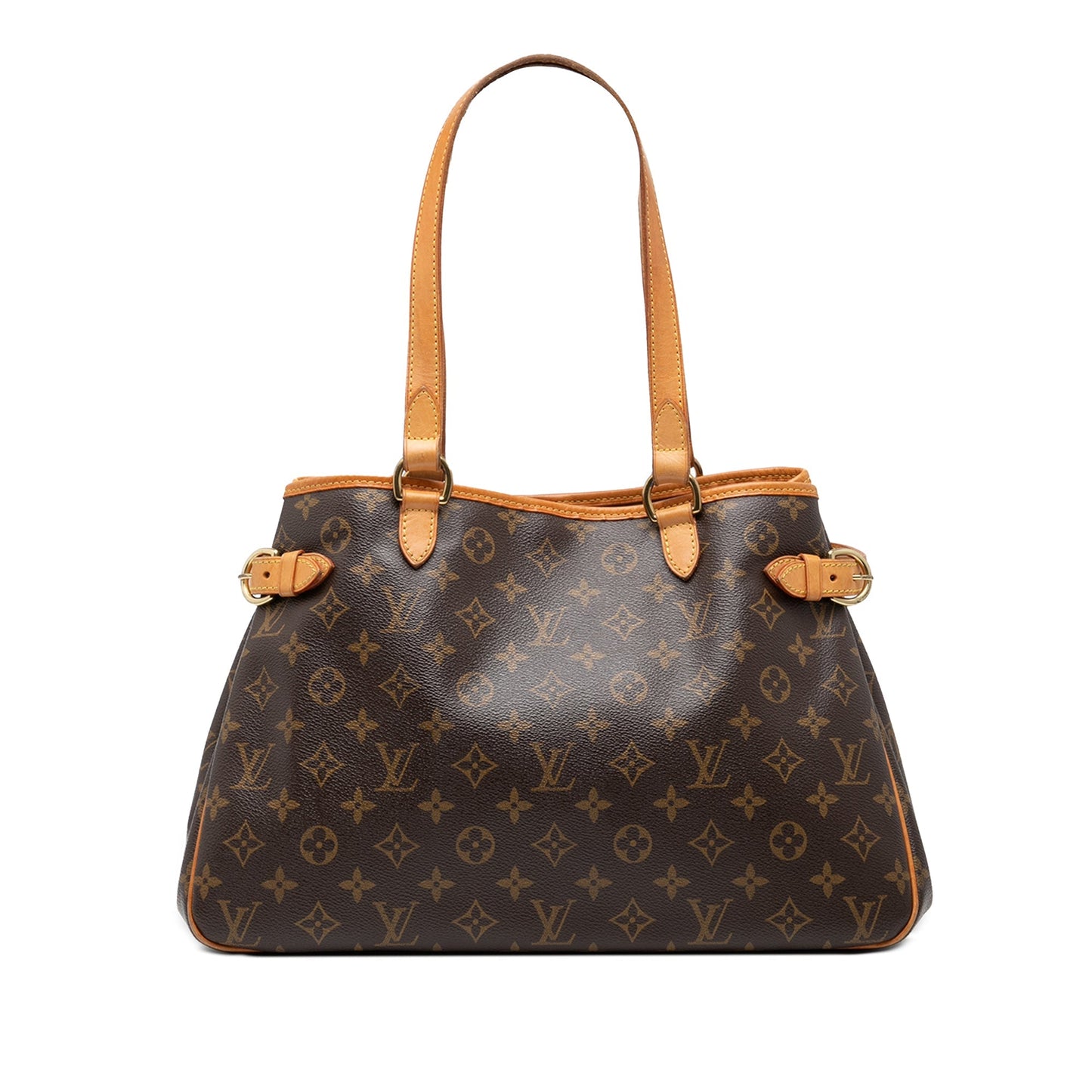 Brown Louis Vuitton Monogram Batignolles Horizontal Tote Bag