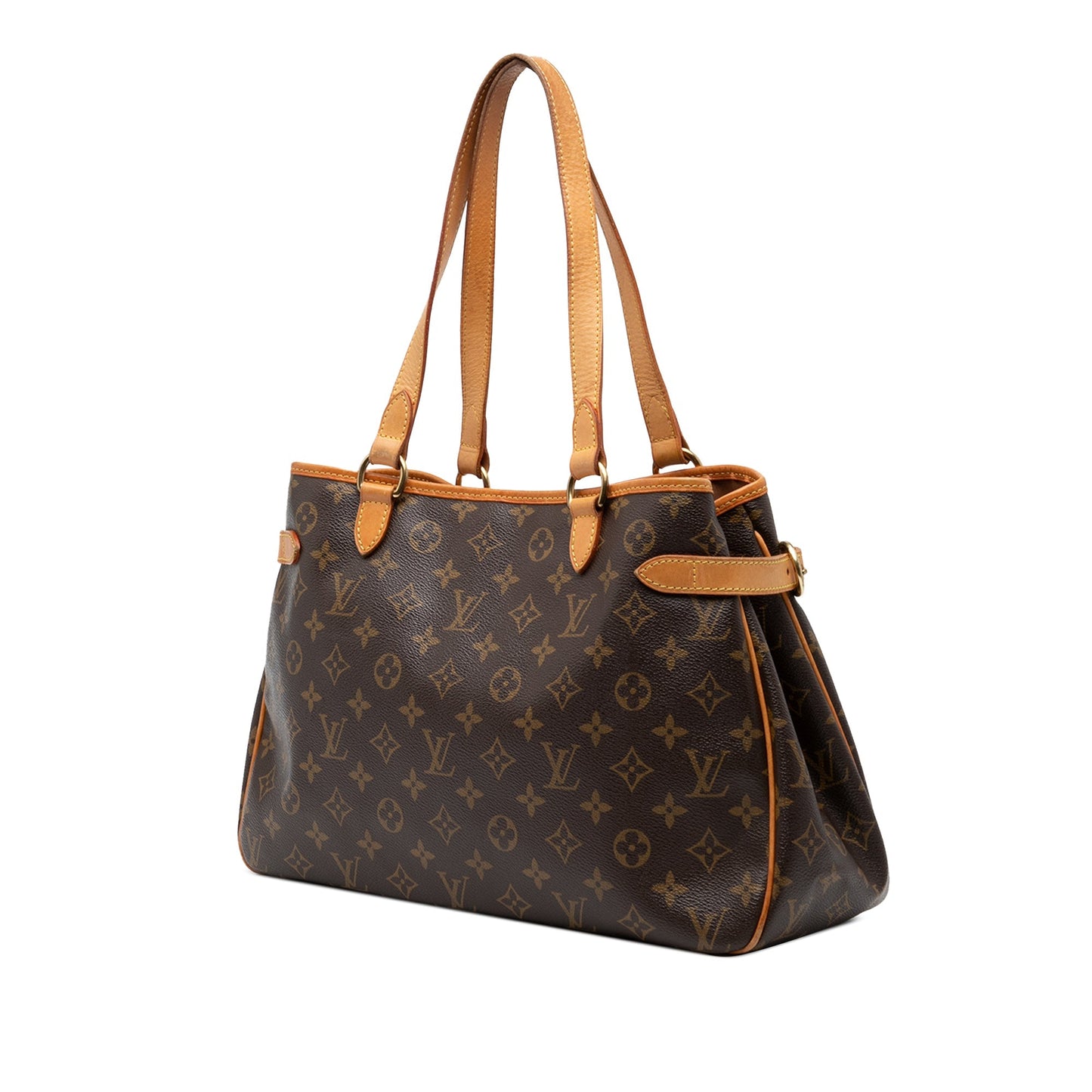 Brown Louis Vuitton Monogram Batignolles Horizontal Tote Bag