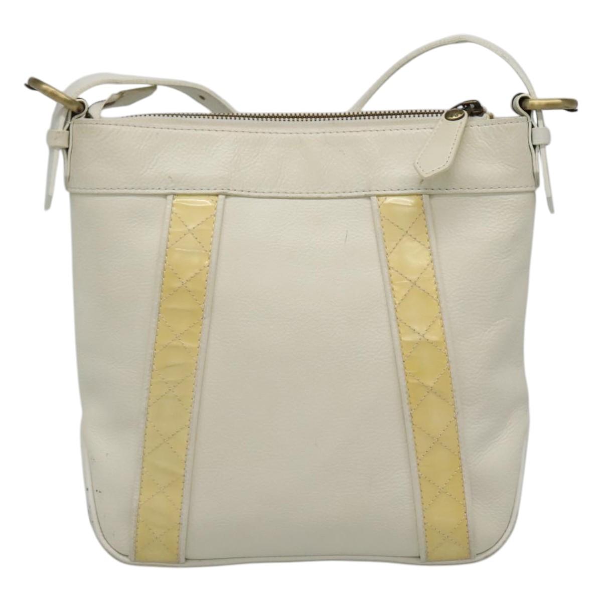 Burberry - Beige Leather Shoulder Bag ( )