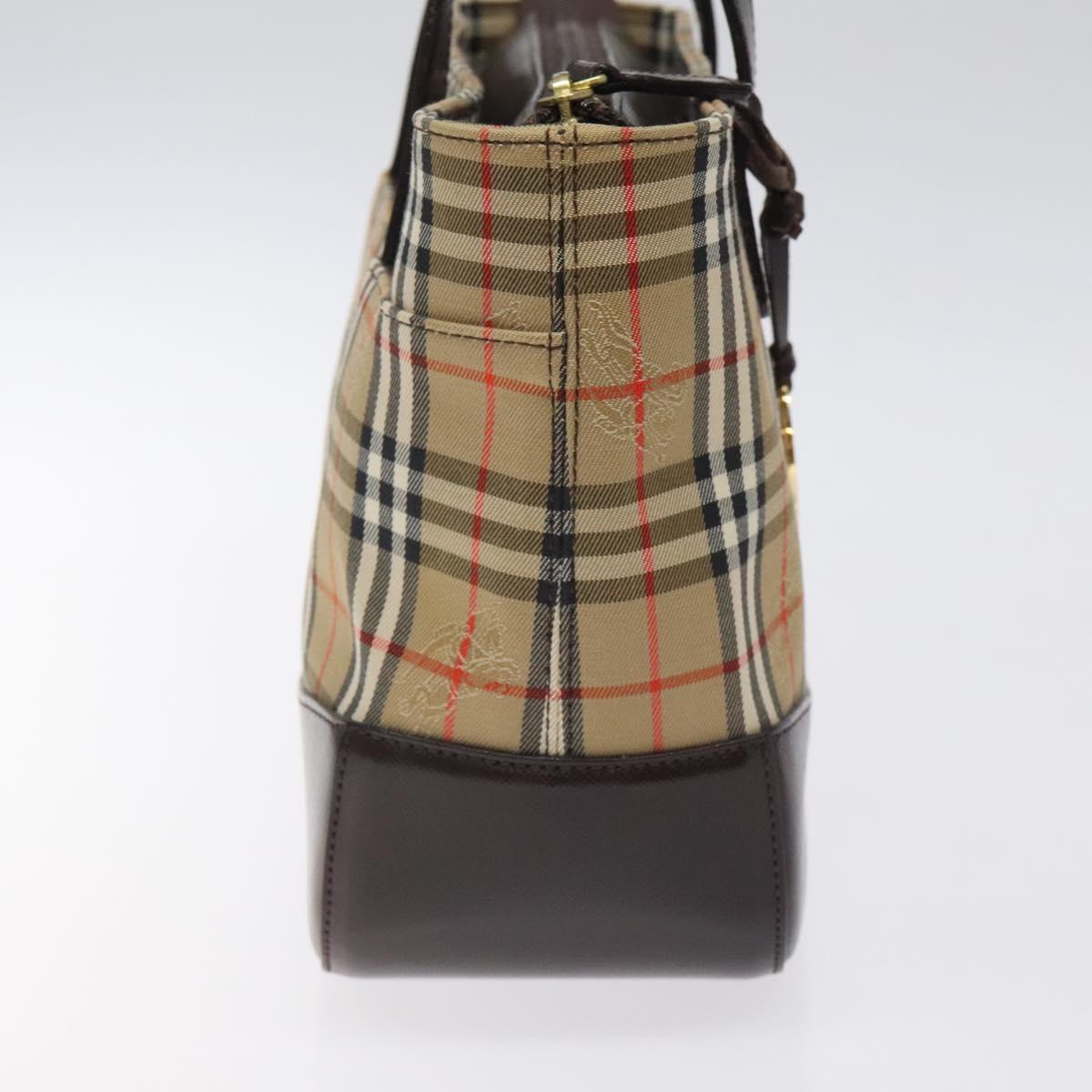 Burberry Nova Check Beige Canvas Handbag ( )