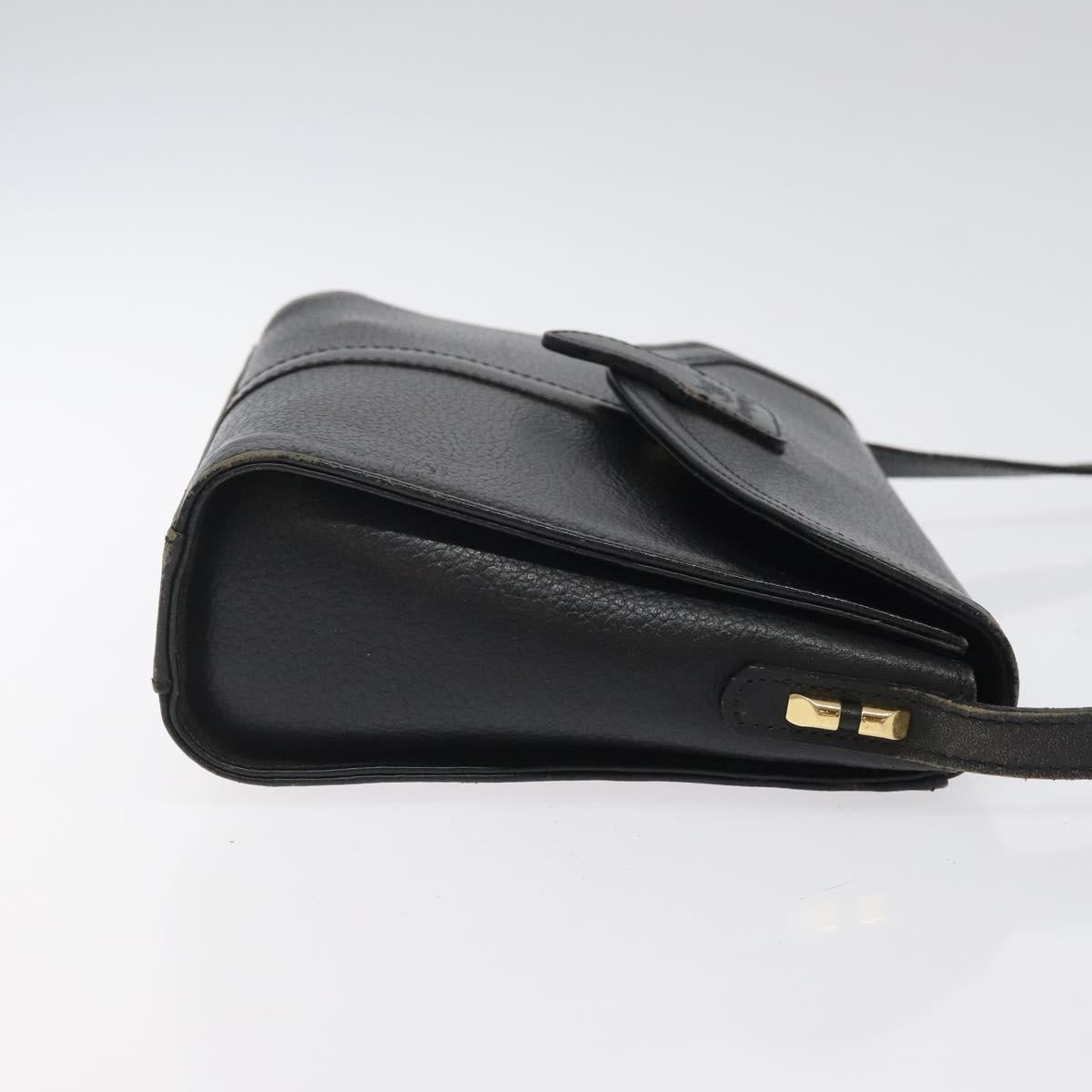 Burberry Nova Check Black Leather Shoulder Bag ( )