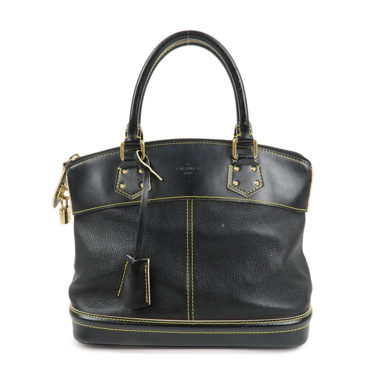 Louis Vuitton Suhali LockIt PM Hand Bag Tote Bag Black M91888