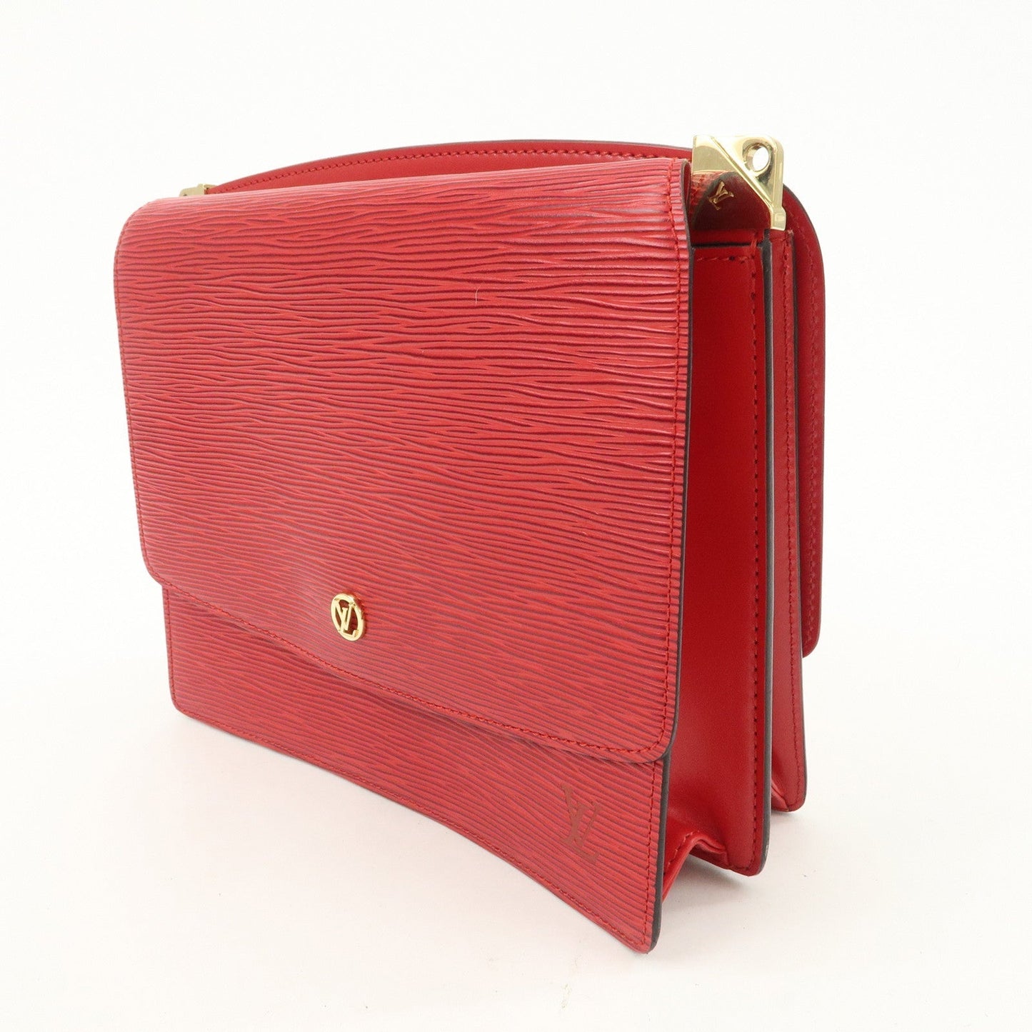 Louis Vuitton Epi Grenelle Shoulder Bag Castilian Red M52367
