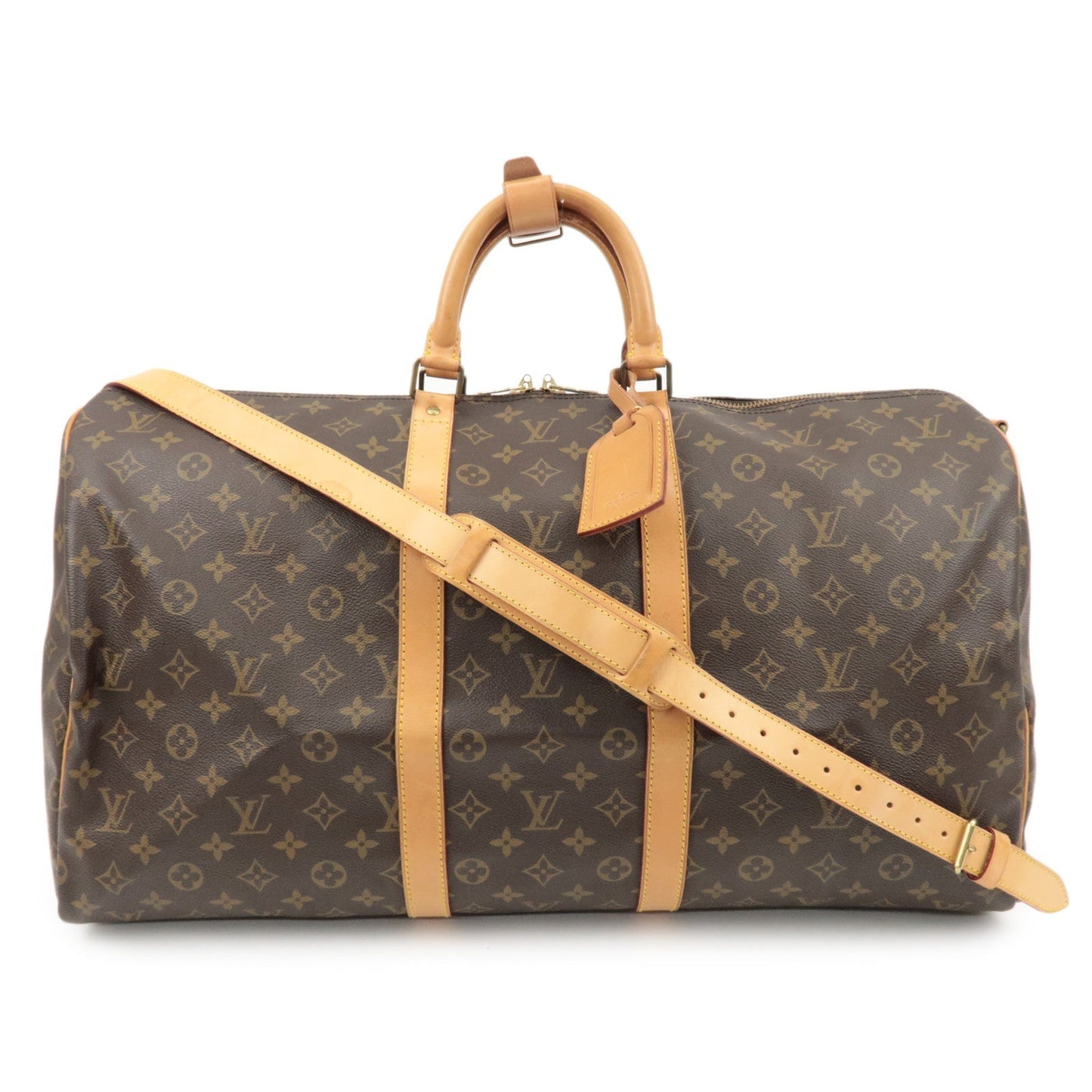 Louis Vuitton Monogram Keep All Bandouliere 55 Boston Bag M41414