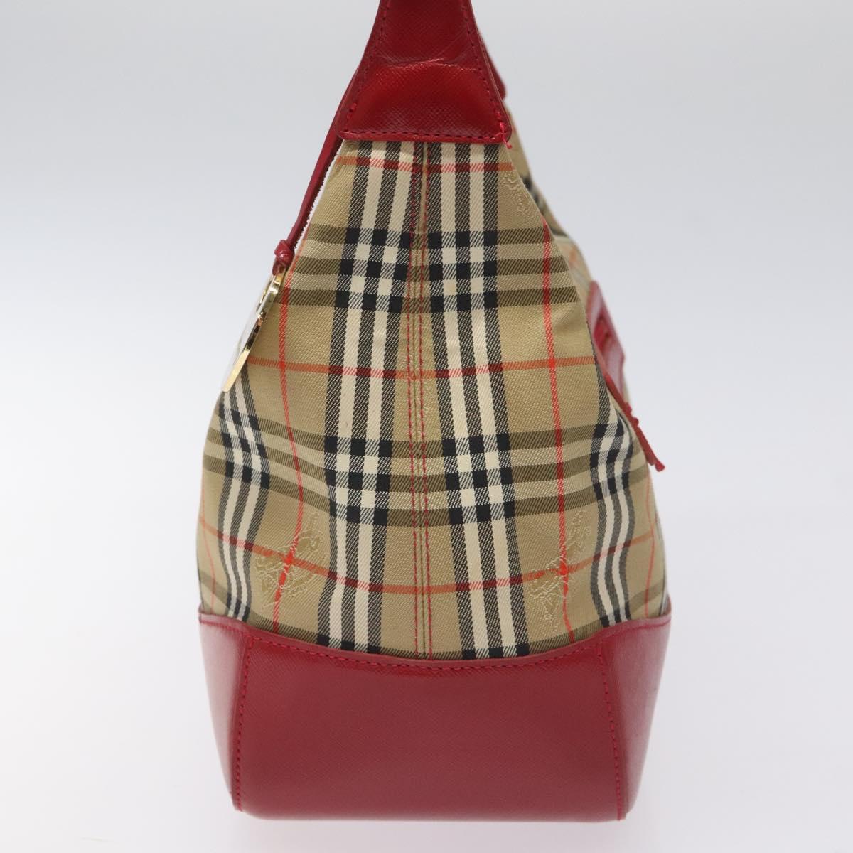 Burberry Nova Check Beige Canvas Shoulder Bag ( )
