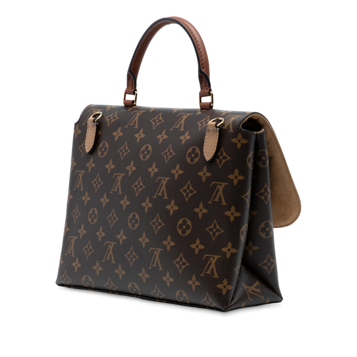 Brown Louis Vuitton Monogram Marignan Satchel