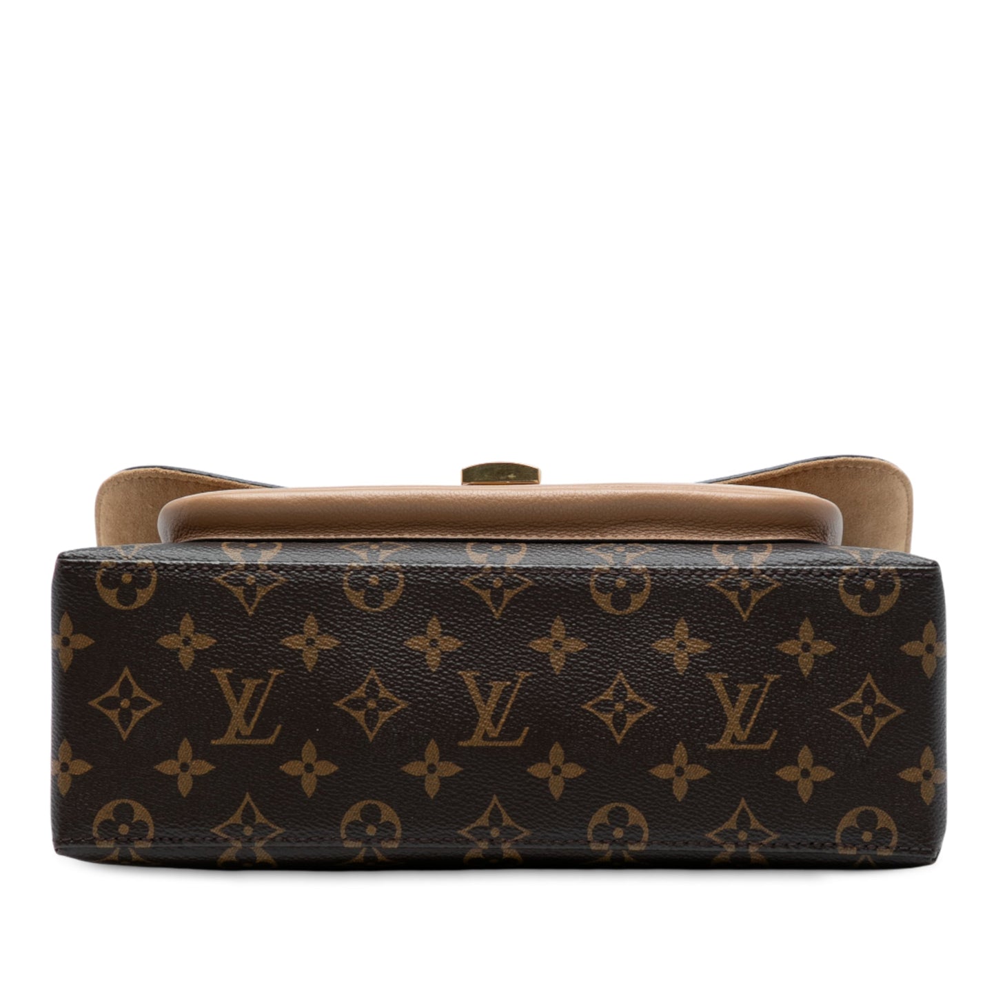 Brown Louis Vuitton Monogram Marignan Satchel