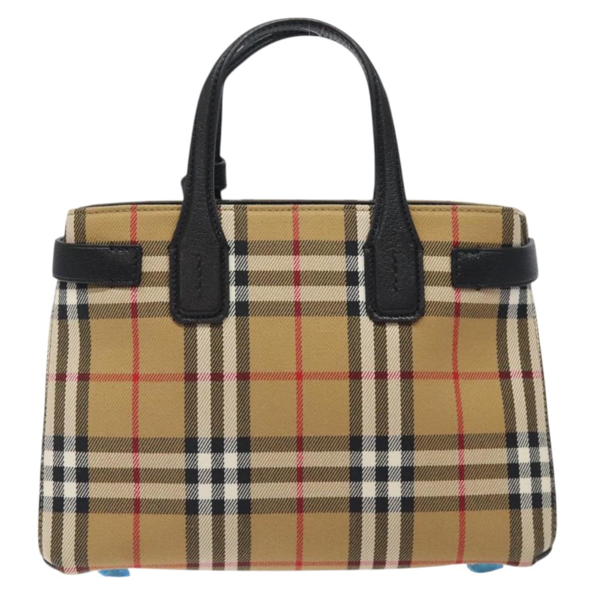 Burberry The Banner Beige Canvas Tote Bag ( )